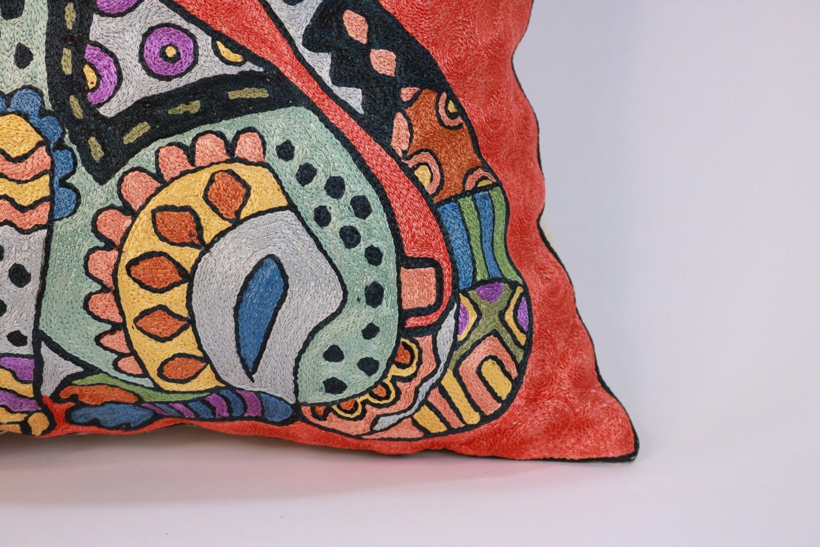 Hand made embroidery pillow cover, pillow case Pablo Picasso style, Decorative cushion cover