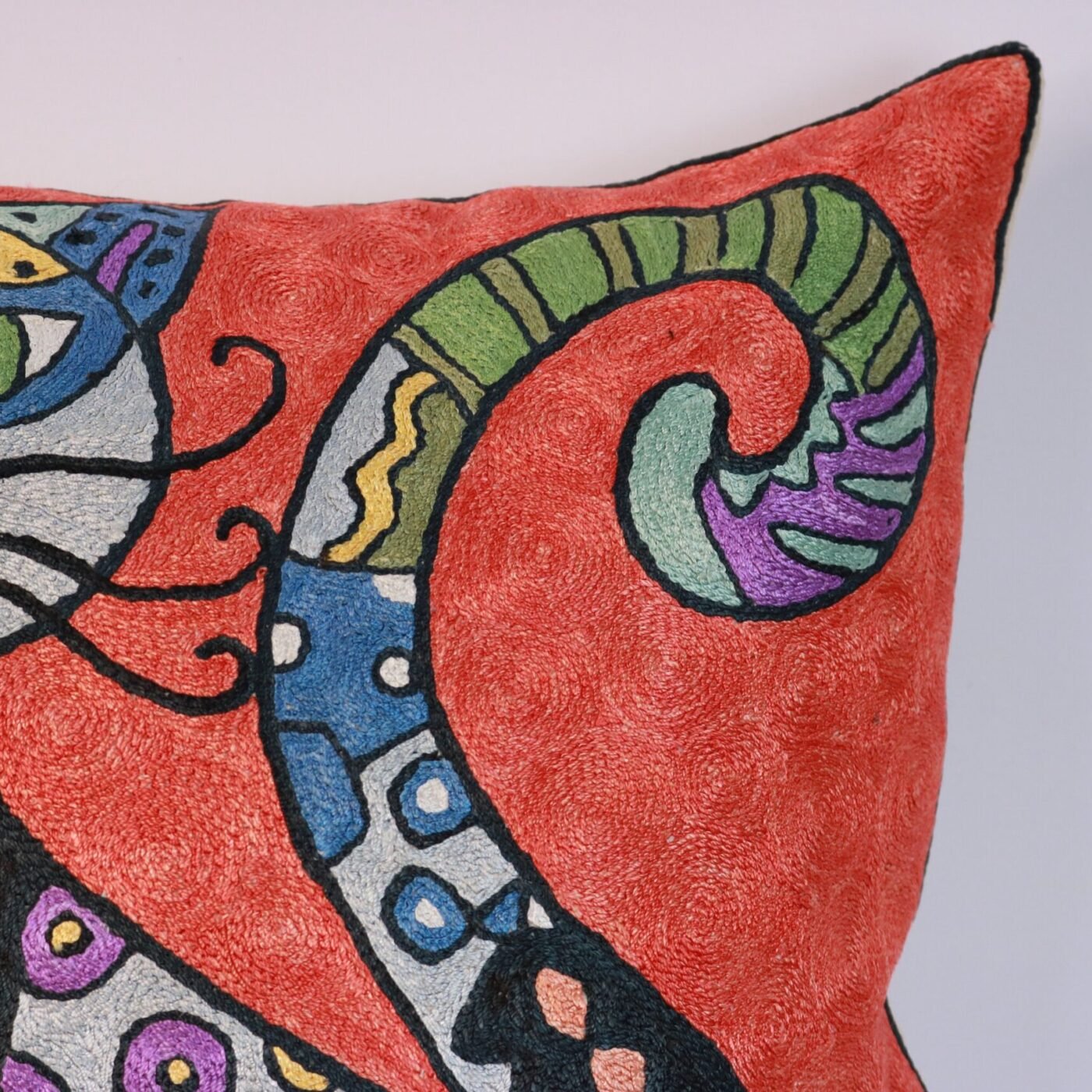 Hand made embroidery pillow cover, pillow case Pablo Picasso style, Decorative cushion cover