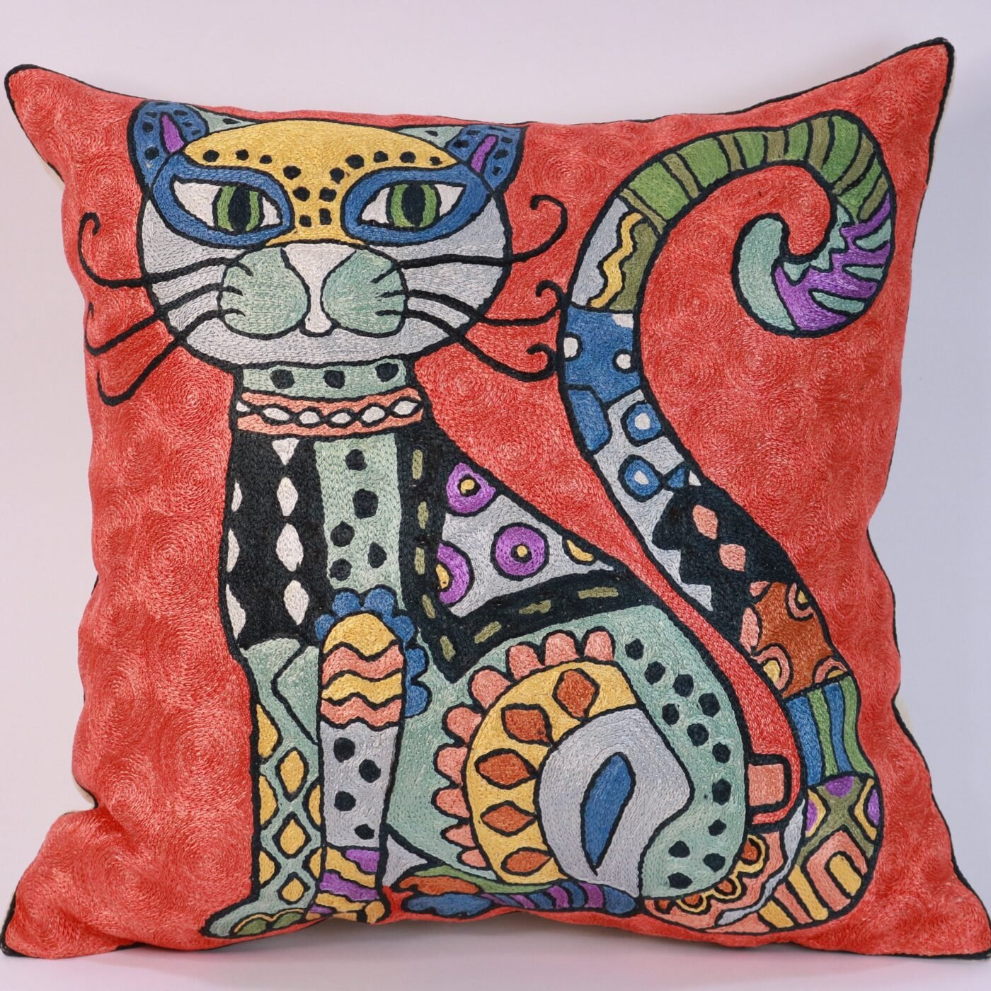 Hand made embroidery pillow cover, pillow case Pablo Picasso style, Decorative cushion cover