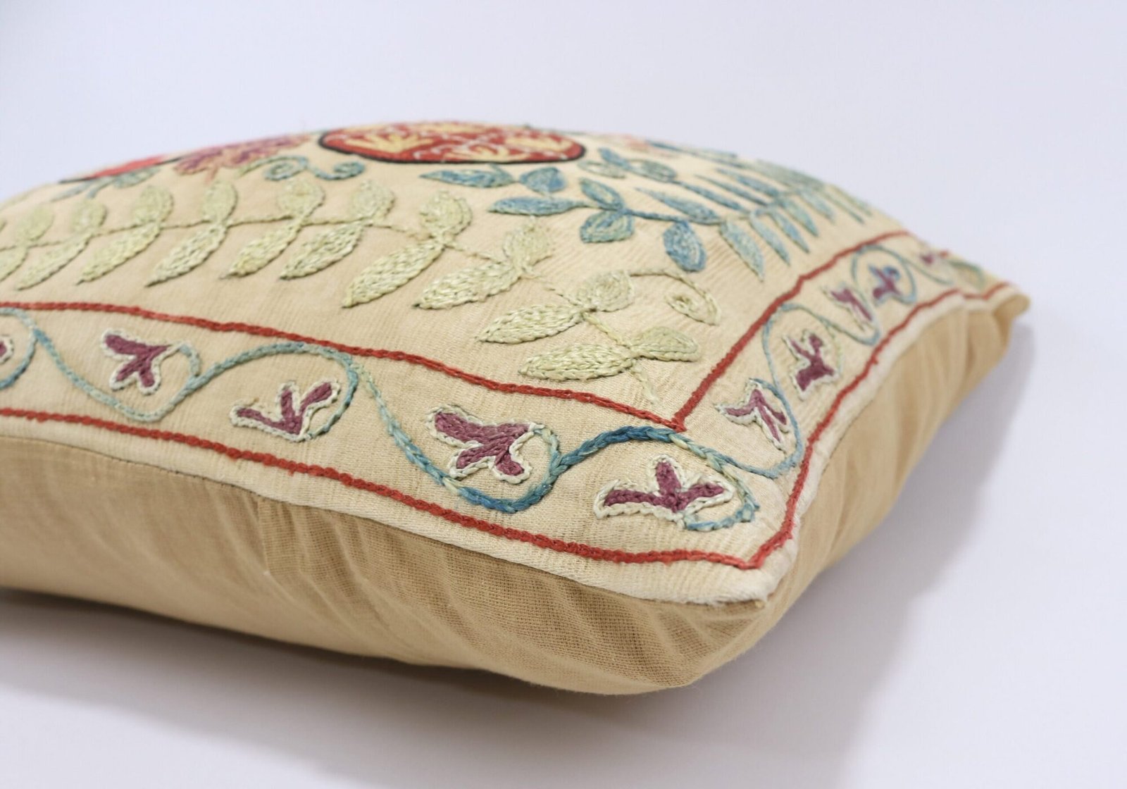 Suzani Pillow Uzbek Embroidery,Suzani 16 x 16 Throw Pillow, Suzani Cushion Cover,Suzani Pillow Cover,Hand Embroidery Suzani Pillow,Best Sale