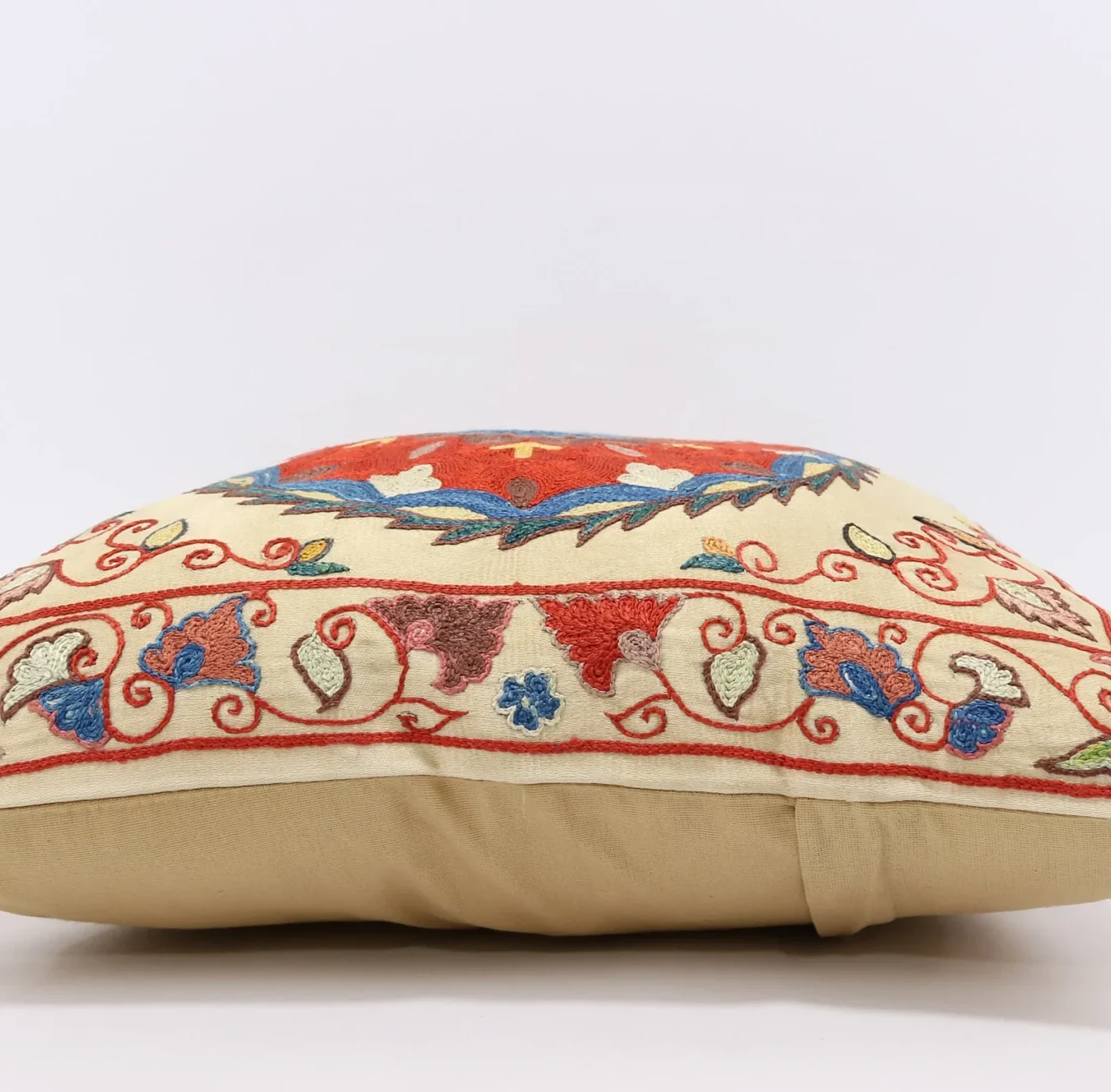 Suzani Pillow Uzbek Embroidery,Suzani 16 x 16 Throw Pillow, Suzani Cushion Cover,Suzani Pillow Cover,Hand Embroidery Suzani Pillow,Best Sale