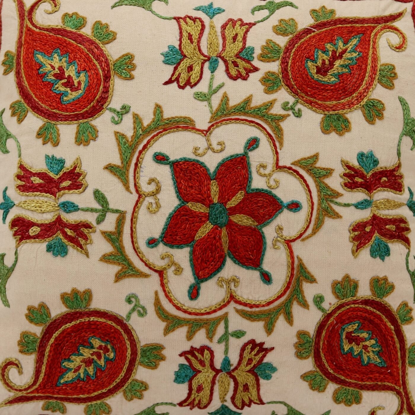 Suzani Pillow Uzbek Embroidery,Suzani 16 x 16 Throw Pillow, Suzani Cushion Cover,Suzani Pillow Cover,Hand Embroidery Suzani Pillow,Best Sale