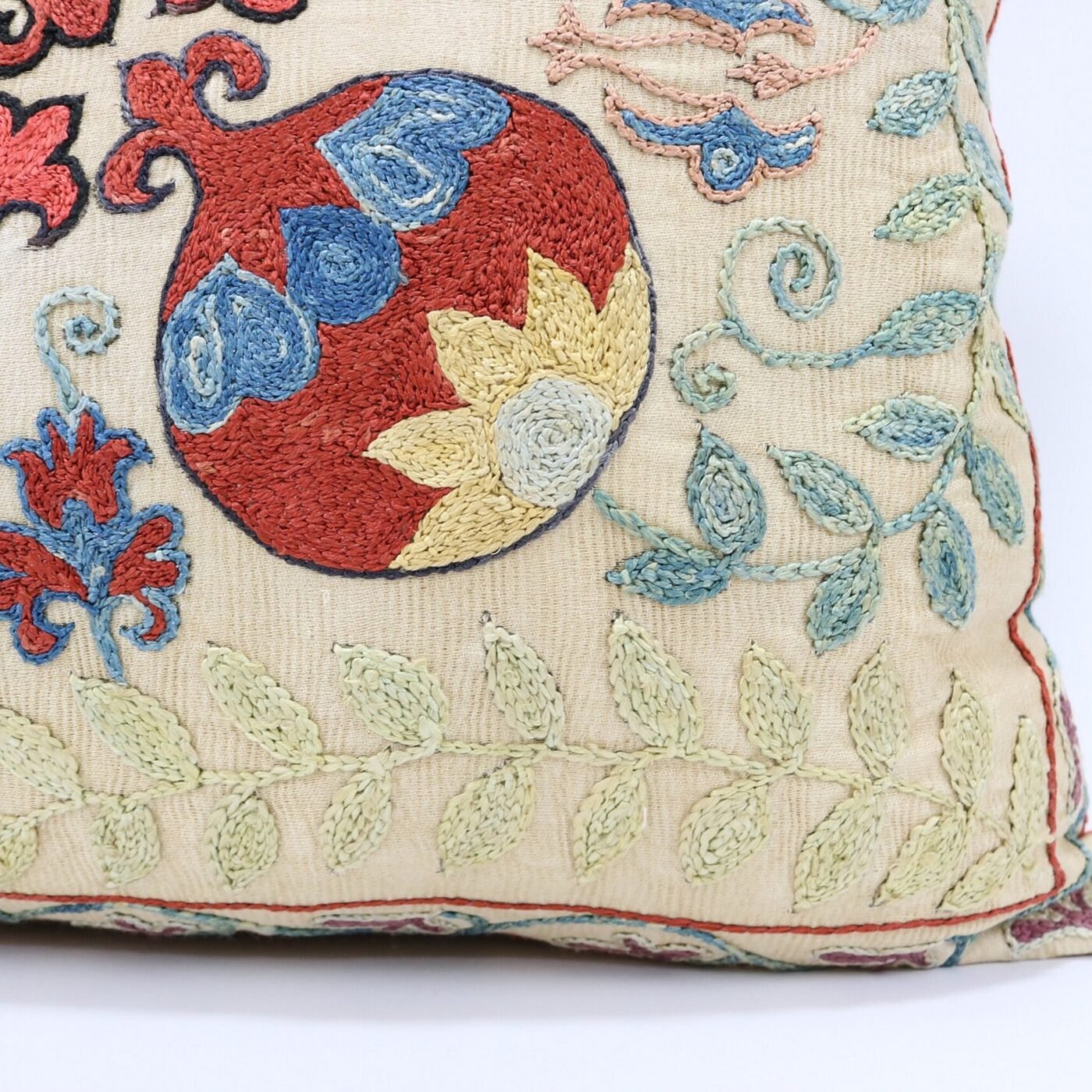 Suzani Pillow Uzbek Embroidery,Suzani 16 x 16 Throw Pillow, Suzani Cushion Cover,Suzani Pillow Cover,Hand Embroidery Suzani Pillow,Best Sale