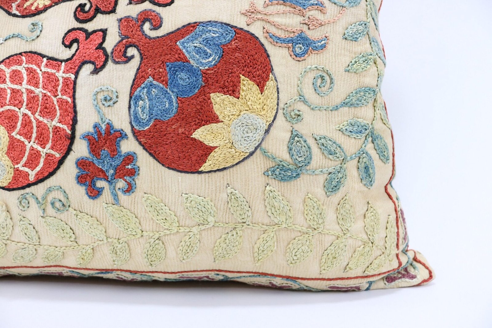 Suzani Pillow Uzbek Embroidery,Suzani 16 x 16 Throw Pillow, Suzani Cushion Cover,Suzani Pillow Cover,Hand Embroidery Suzani Pillow,Best Sale