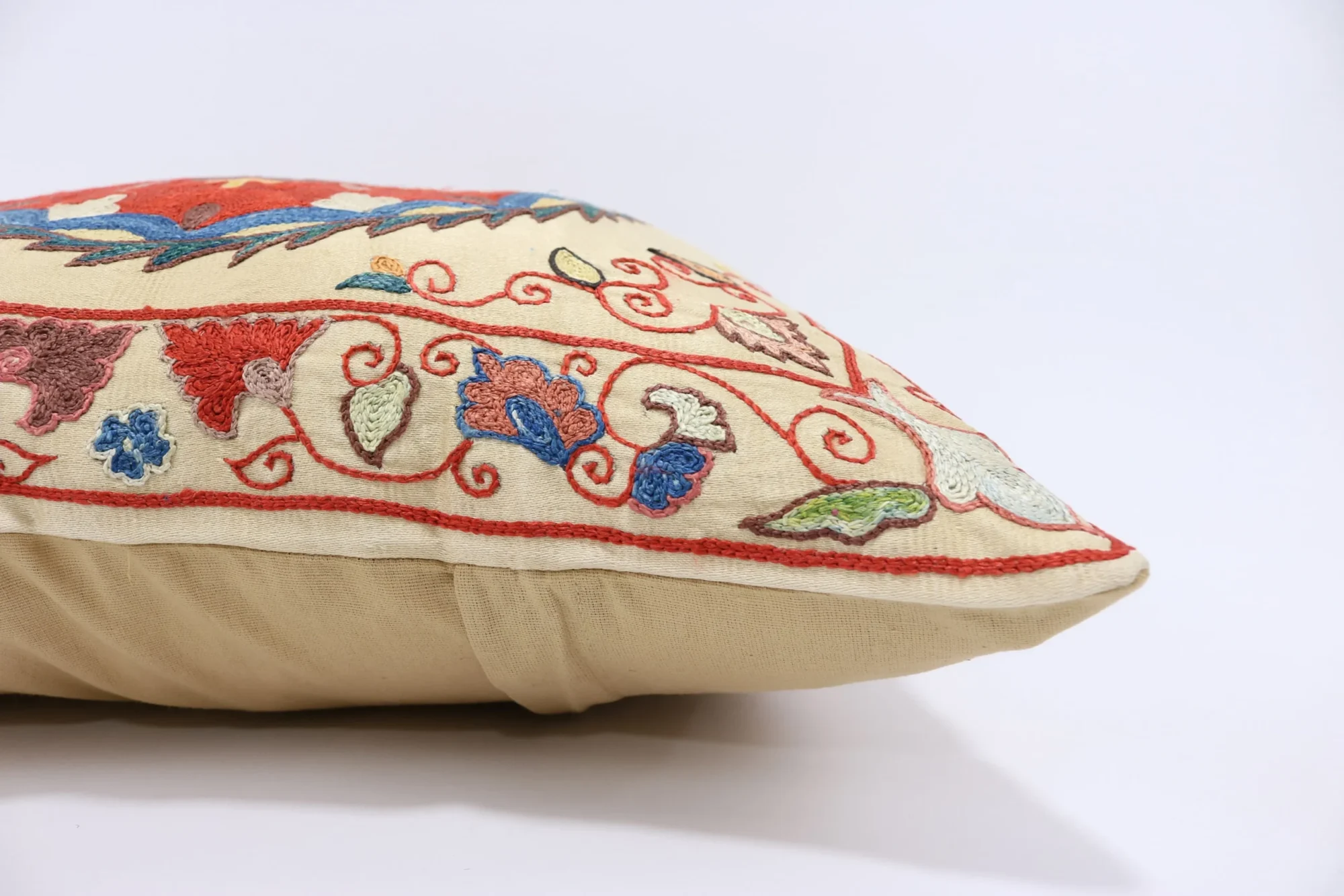 Suzani Pillow Uzbek Embroidery,Suzani 16 x 16 Throw Pillow, Suzani Cushion Cover,Suzani Pillow Cover,Hand Embroidery Suzani Pillow,Best Sale