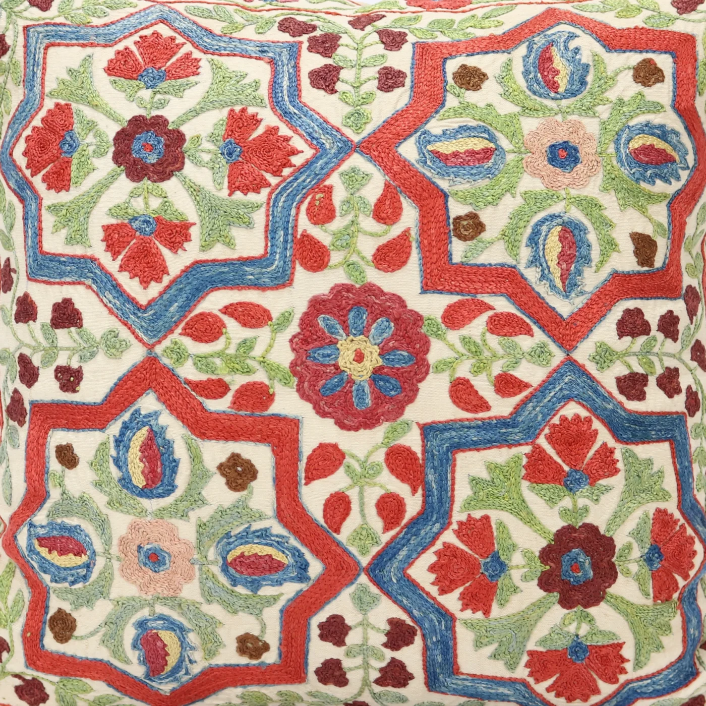 Suzani Pillow Uzbek hand embroidery Suzani Throw Pillow, Suzani Cushion Cover Suzani Pillow Cover Hand Embroidery Pillow Best Sale