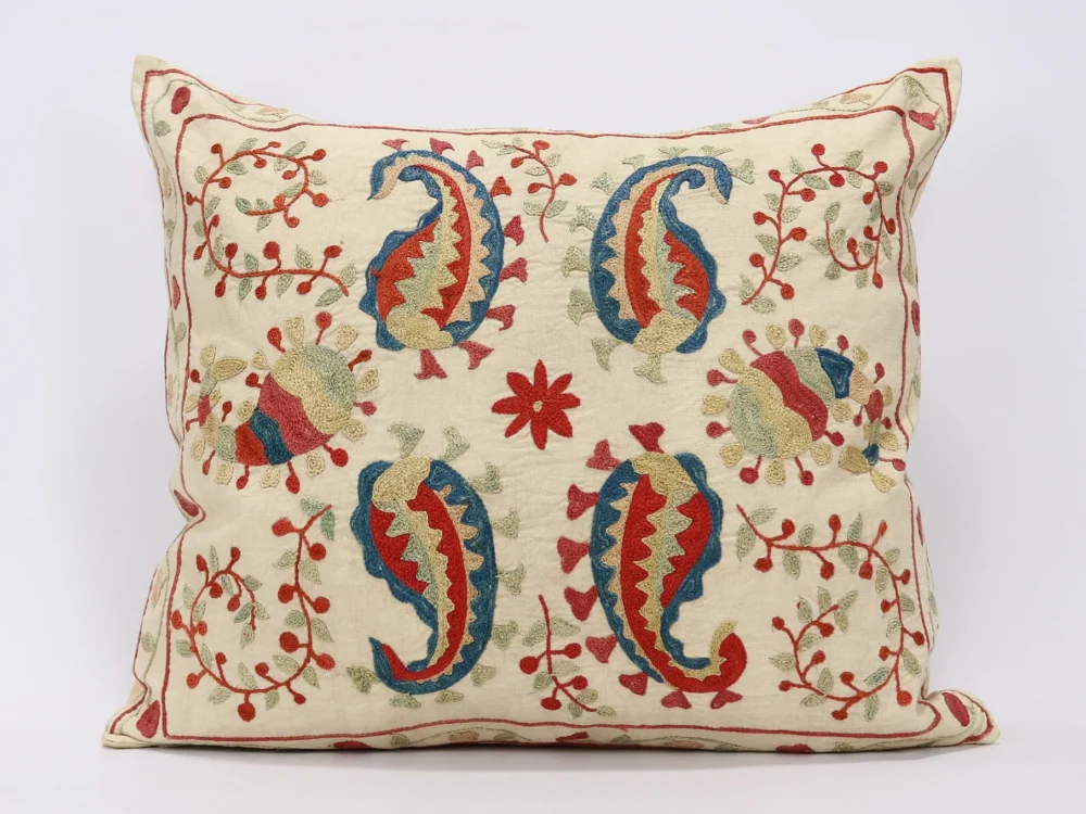 il_fullxfull.3617545274_6f9x Suzani Pillow Uzbek hand embroidery Suzani Throw Pillow, Suzani Cushion Cover Suzani Pillow Cover Hand Embroidery Pillow Best Sale