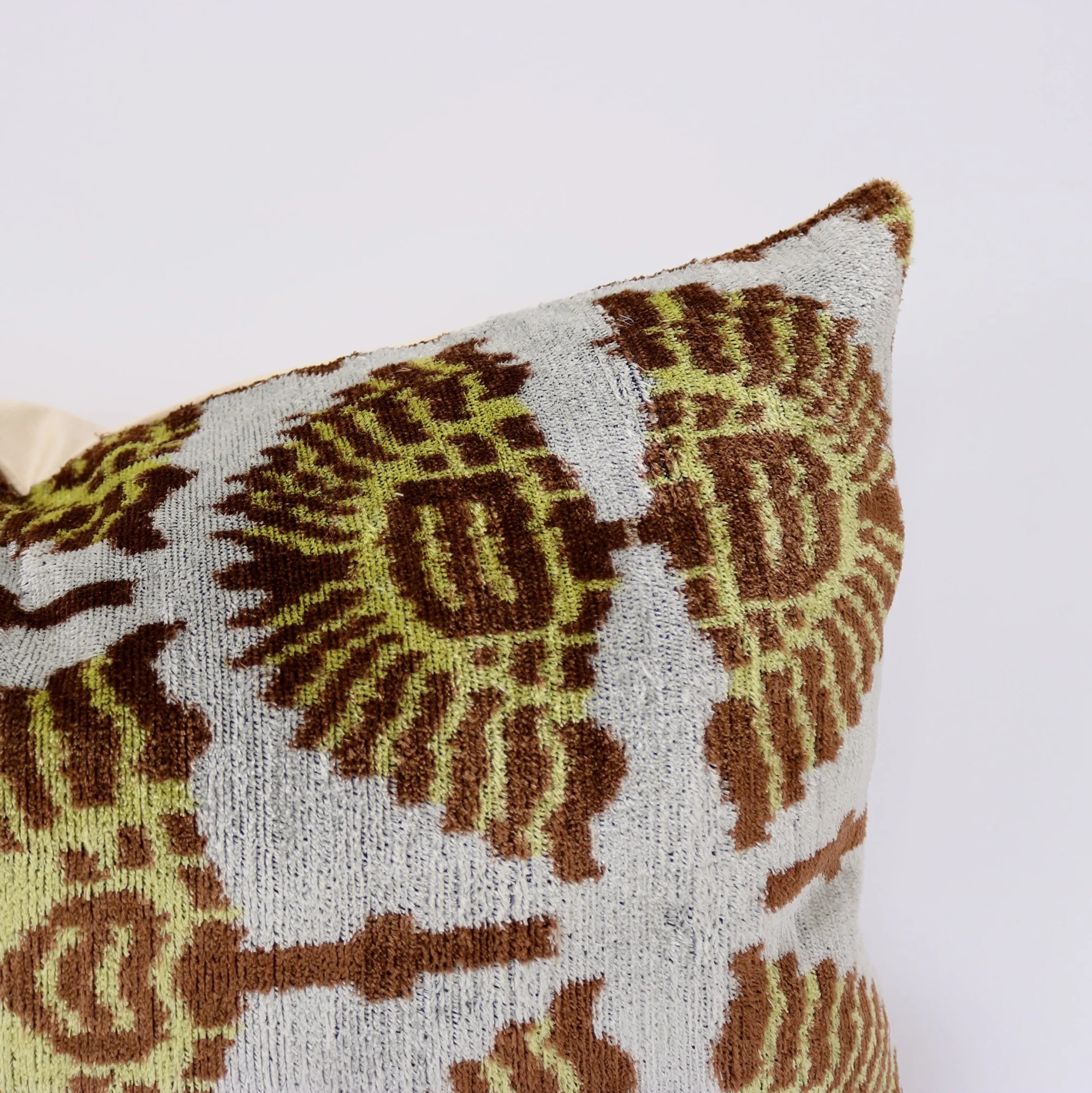 Velvet ikat pillow, Velvet Ikat cushion, Pillow cover, Decorative pillow, Handmade pillow, Throw pillow, Velvet pillow, Home Decor Cushion