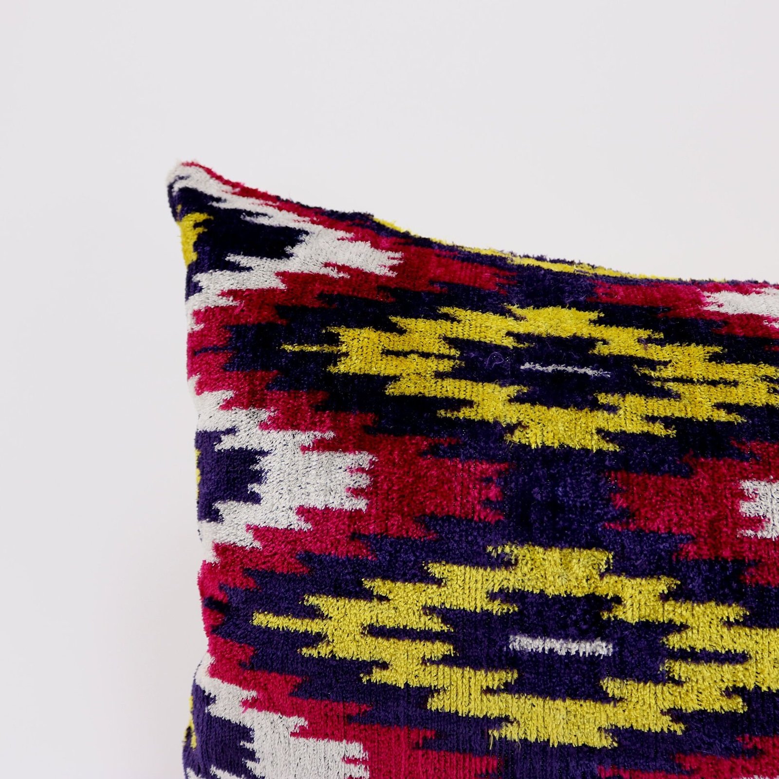 Velvet ikat pillow, Velvet Ikat cushion, Pillow cover, Decorative pillow, Handmade pillow, Throw pillow, Velvet pillow, Home Decor Cushion