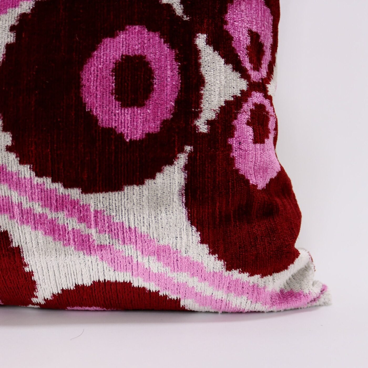 Velvet ikat pillow, Velvet Ikat cushion, Pillow cover, Decorative pillow, Handmade pillow, Throw pillow, Velvet pillow, Home Decor Cushion