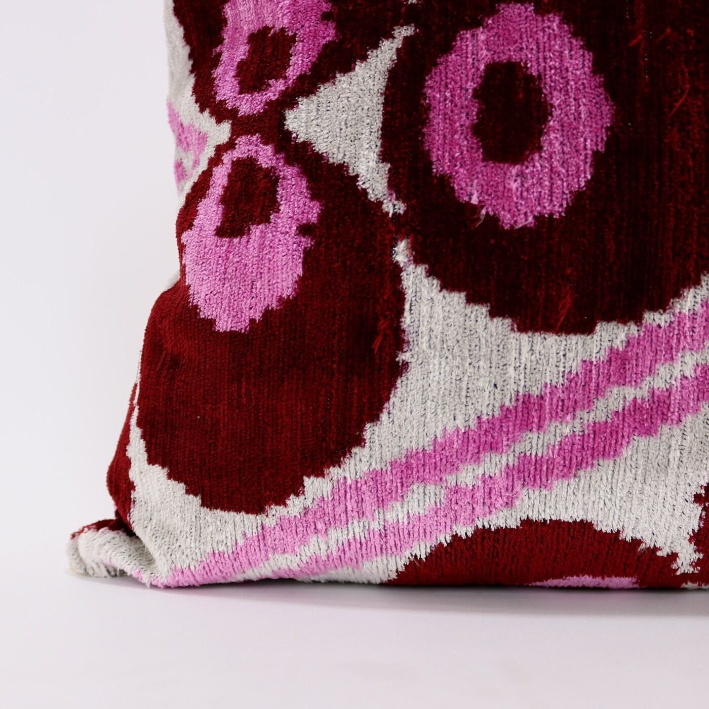 Velvet ikat pillow, Velvet Ikat cushion, Pillow cover, Decorative pillow, Handmade pillow, Throw pillow, Velvet pillow, Home Decor Cushion