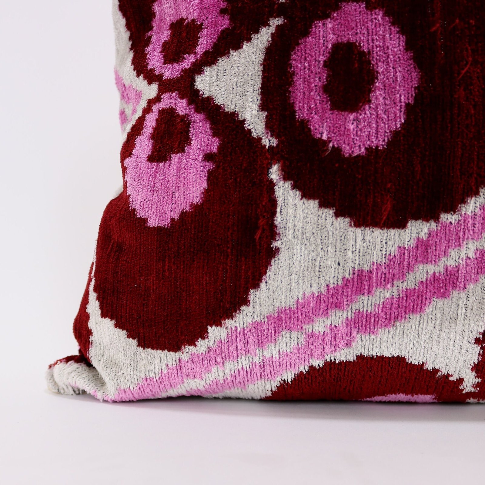 Velvet ikat pillow, Velvet Ikat cushion, Pillow cover, Decorative pillow, Handmade pillow, Throw pillow, Velvet pillow, Home Decor Cushion