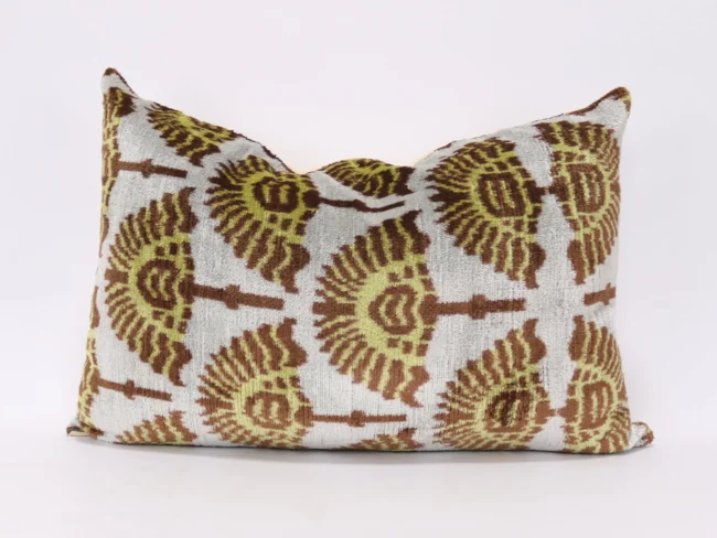 Velvet ikat pillow, Velvet Ikat cushion, Pillow cover, Decorative pillow, Handmade pillow, Throw pillow, Velvet pillow, Home Decor Cushion