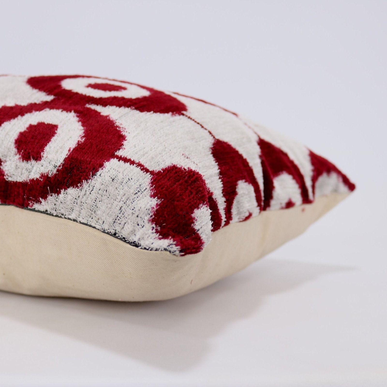 Velvet ikat pillow, Velvet Ikat cushion, Pillow cover, Decorative pillow, Handmade pillow, Throw pillow, Velvet pillow, Home Decor Cushion