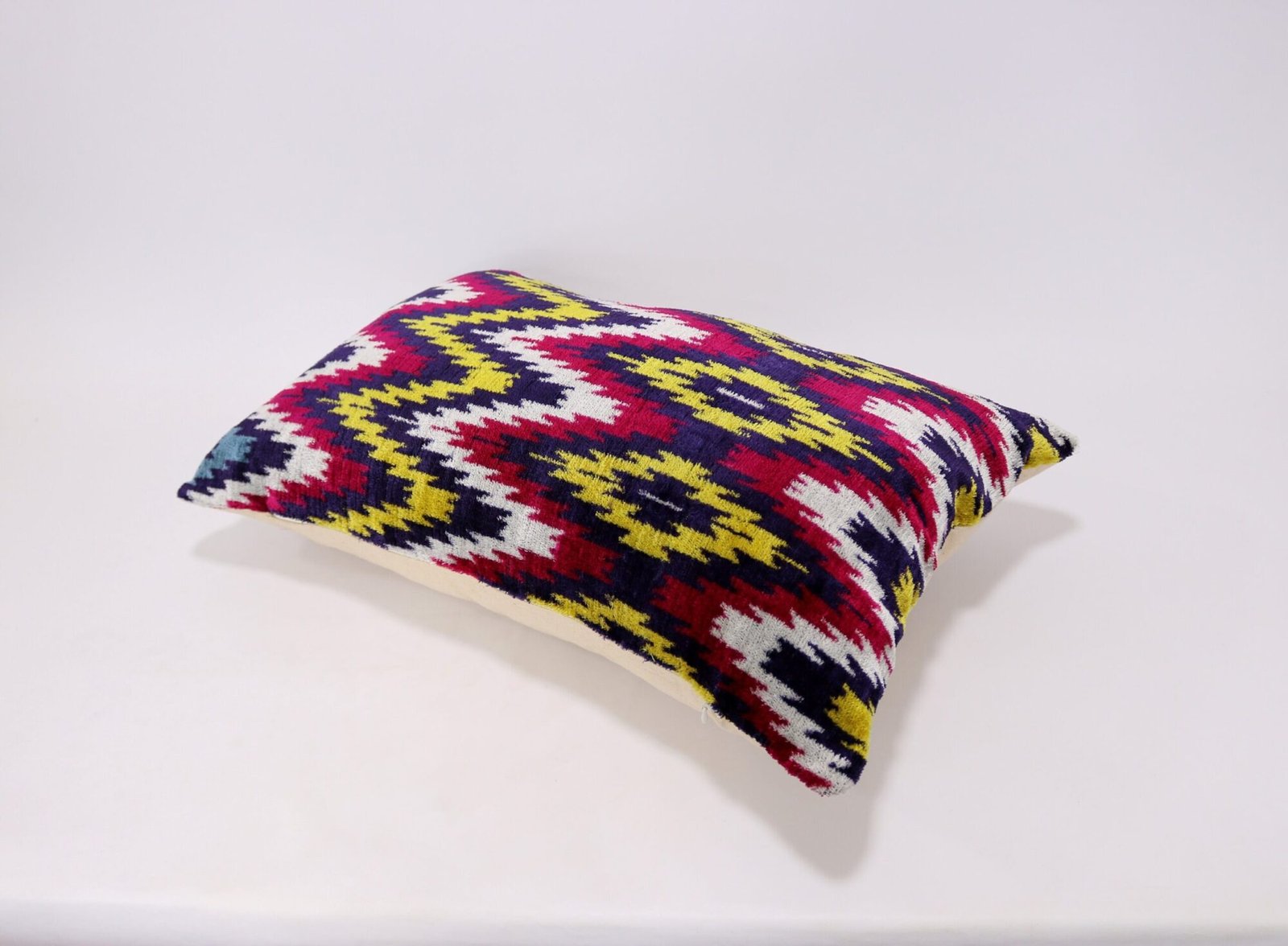 Velvet ikat pillow, Velvet Ikat cushion, Pillow cover, Decorative pillow, Handmade pillow, Throw pillow, Velvet pillow, Home Decor Cushion