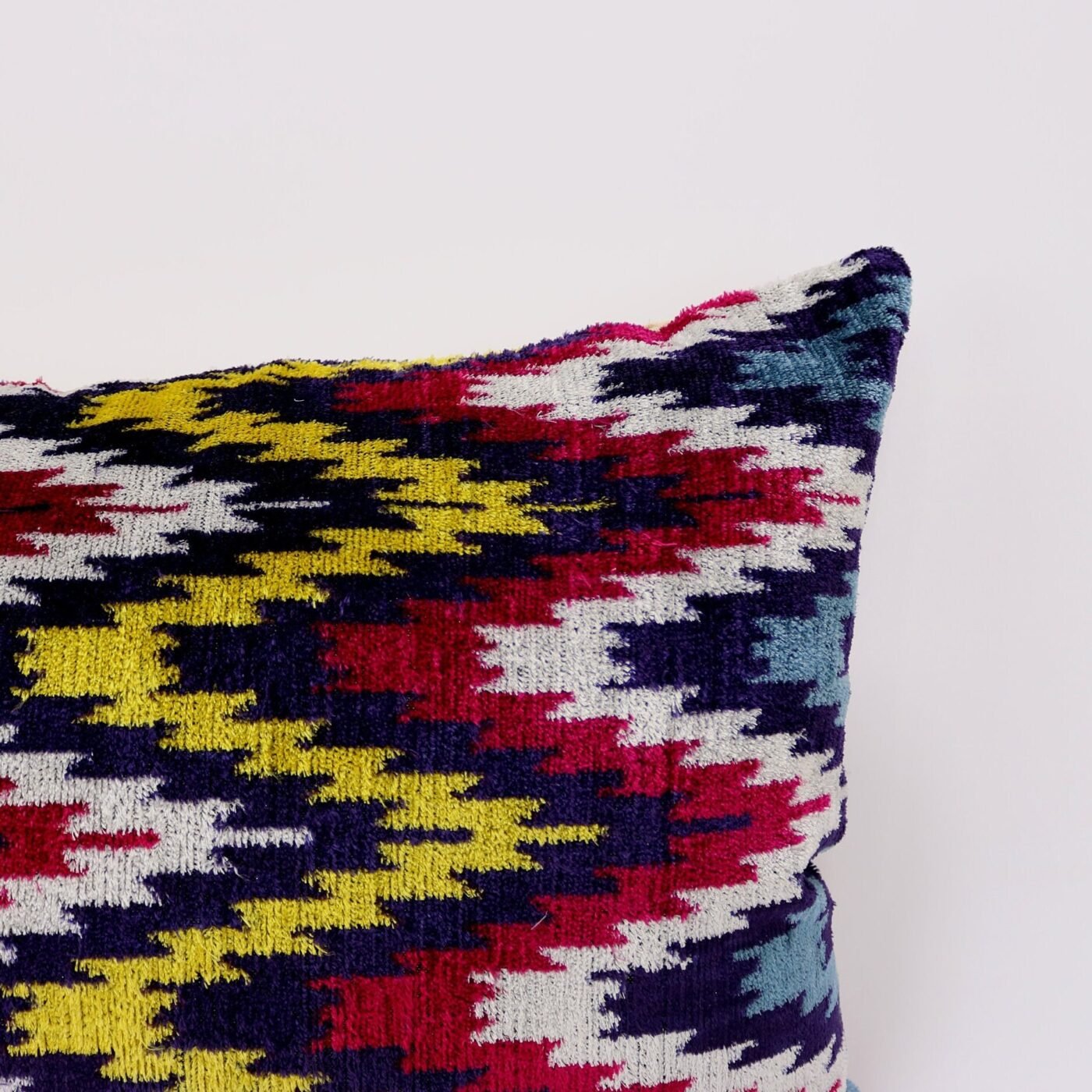 Velvet ikat pillow, Velvet Ikat cushion, Pillow cover, Decorative pillow, Handmade pillow, Throw pillow, Velvet pillow, Home Decor Cushion