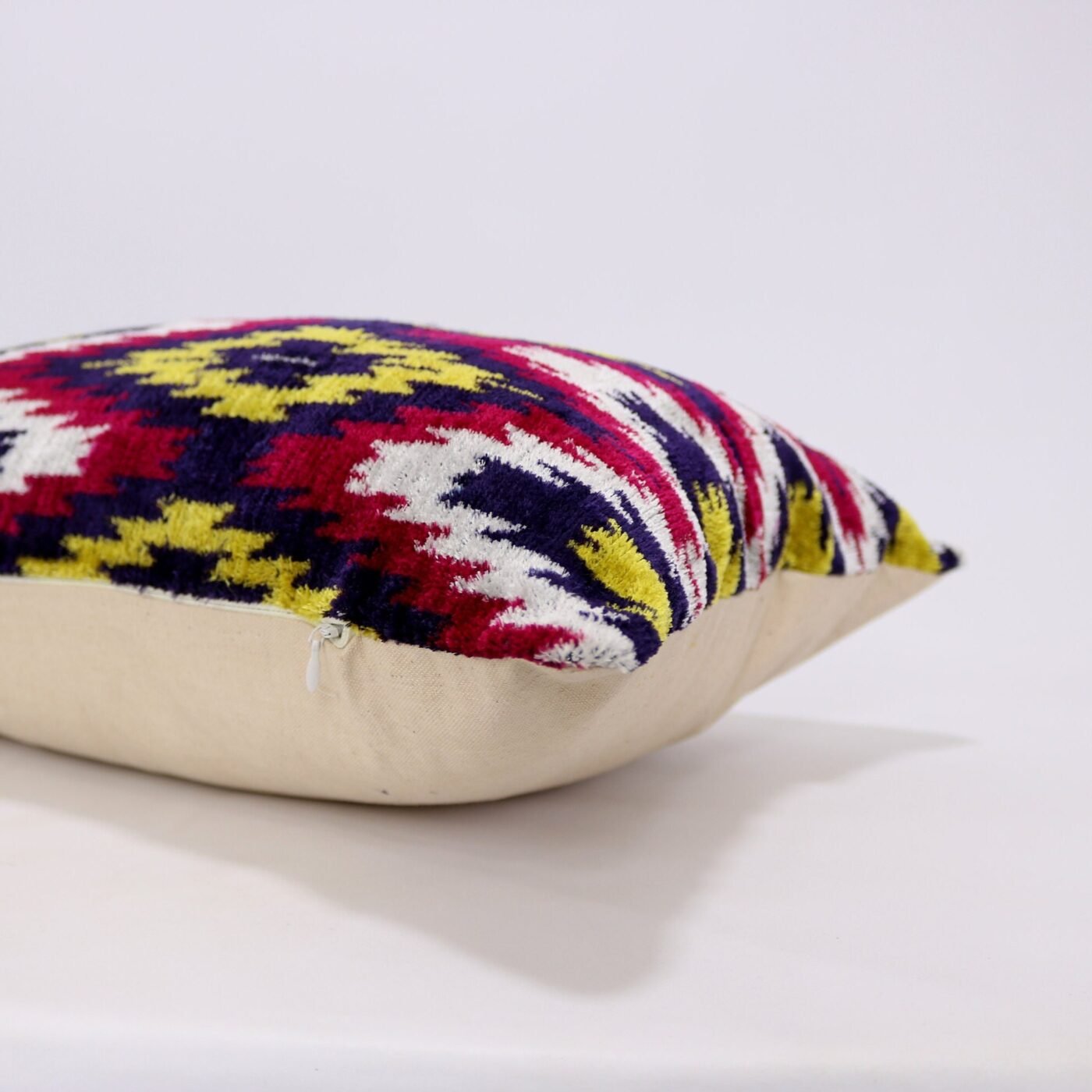 Velvet ikat pillow, Velvet Ikat cushion, Pillow cover, Decorative pillow, Handmade pillow, Throw pillow, Velvet pillow, Home Decor Cushion