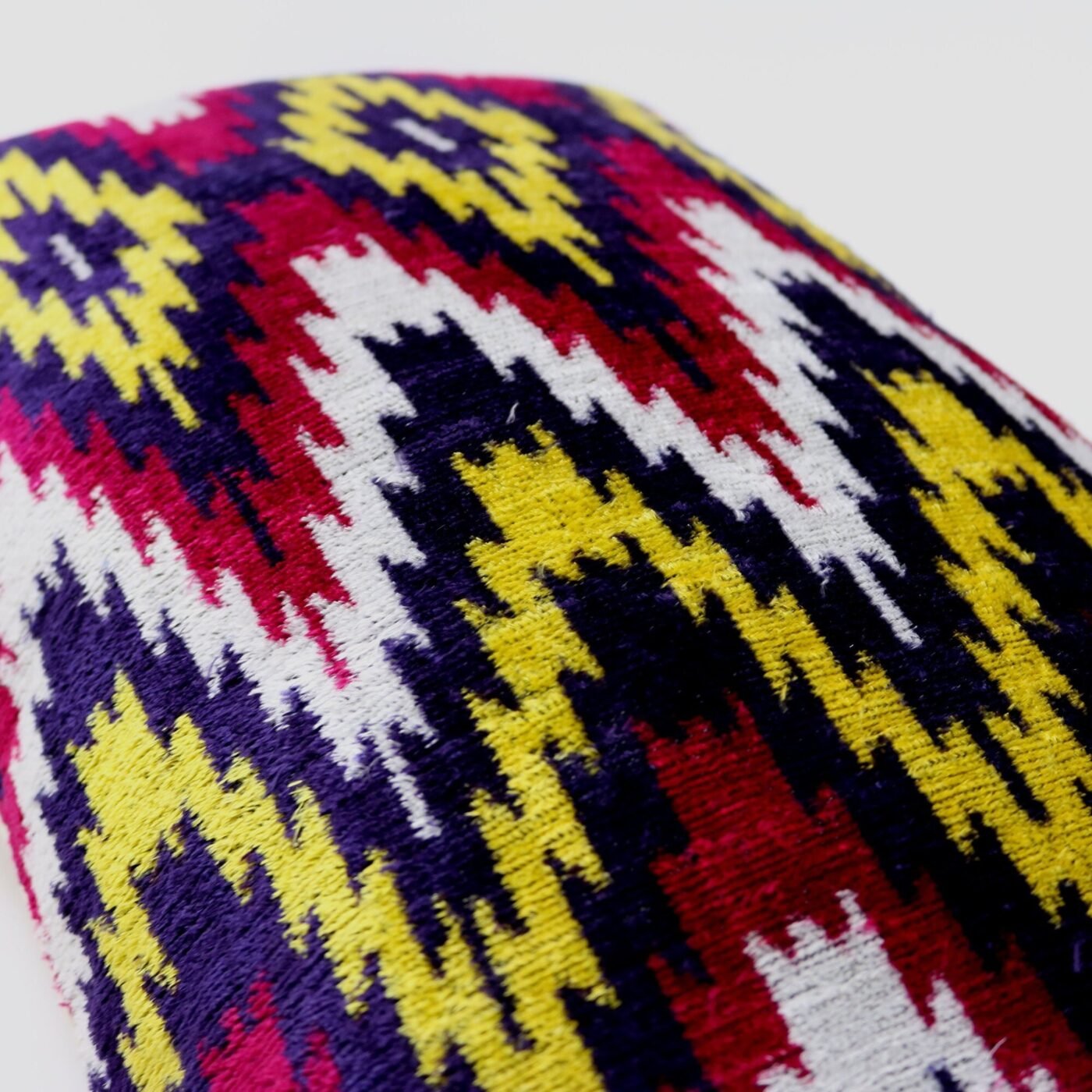 Velvet ikat pillow, Velvet Ikat cushion, Pillow cover, Decorative pillow, Handmade pillow, Throw pillow, Velvet pillow, Home Decor Cushion