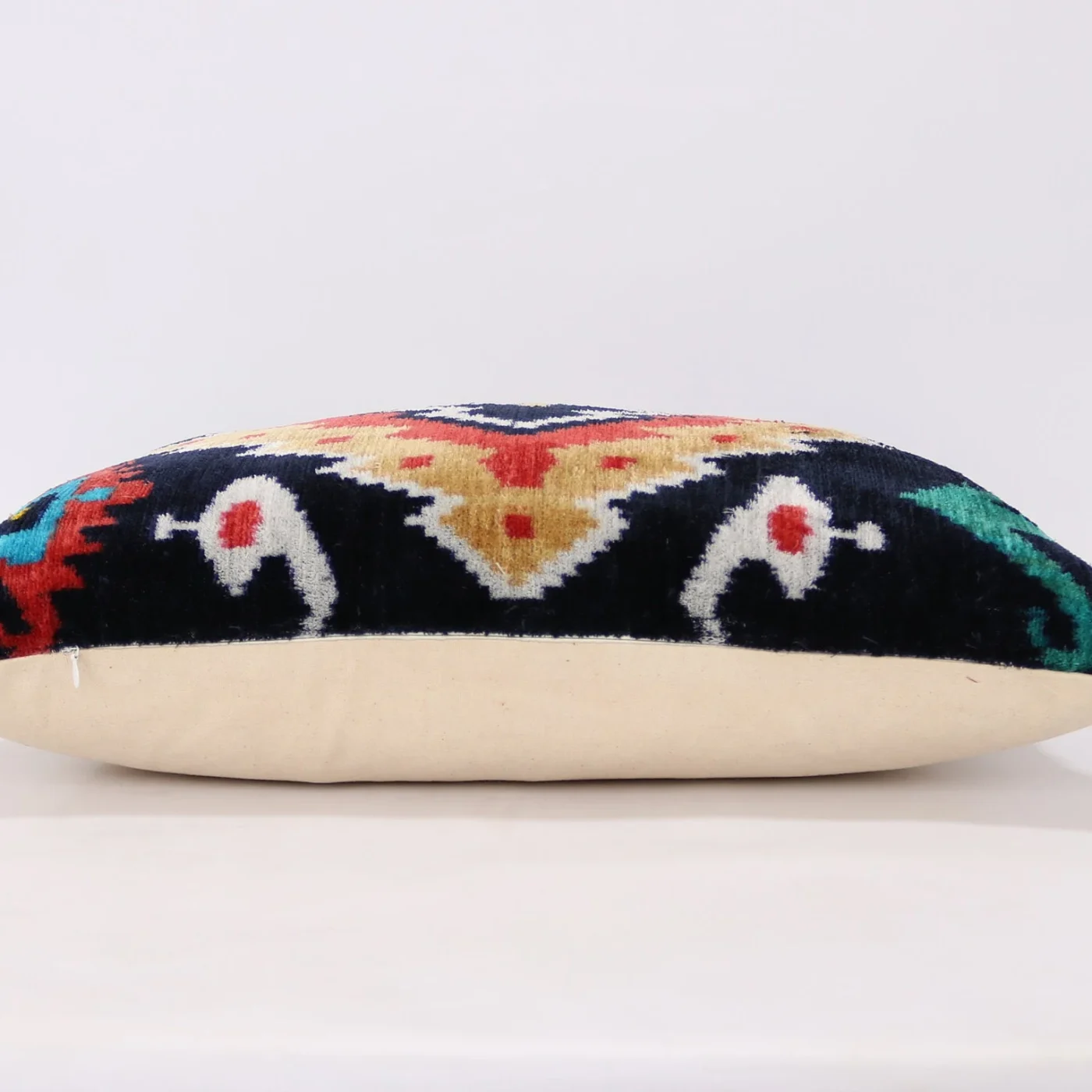 Velvet ikat pillow, Velvet Ikat cushion, Pillow cover, Decorative pillow, Handmade pillow, Throw pillow, Velvet pillow, Home Decor Cushion