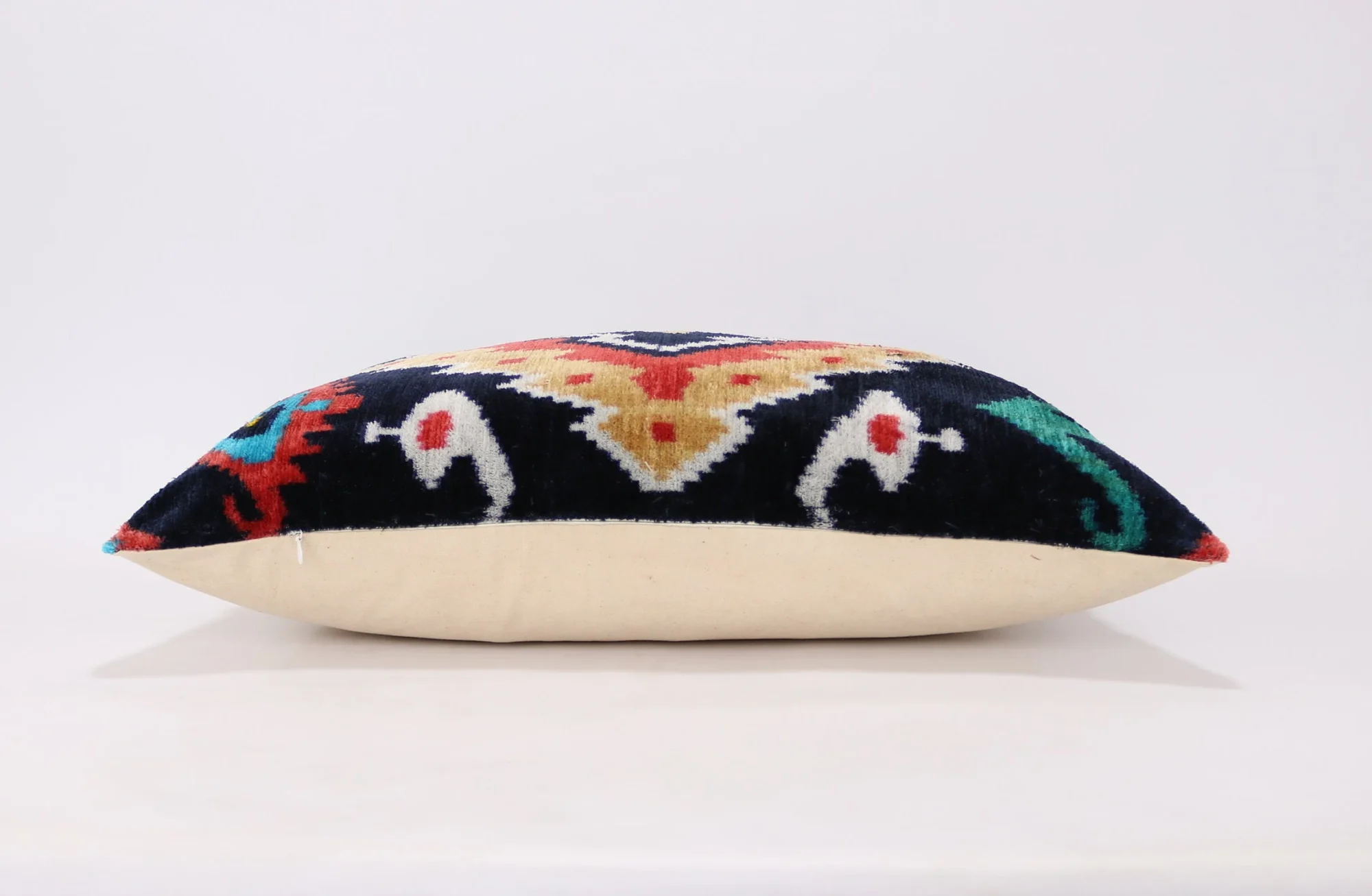 Velvet ikat pillow, Velvet Ikat cushion, Pillow cover, Decorative pillow, Handmade pillow, Throw pillow, Velvet pillow, Home Decor Cushion