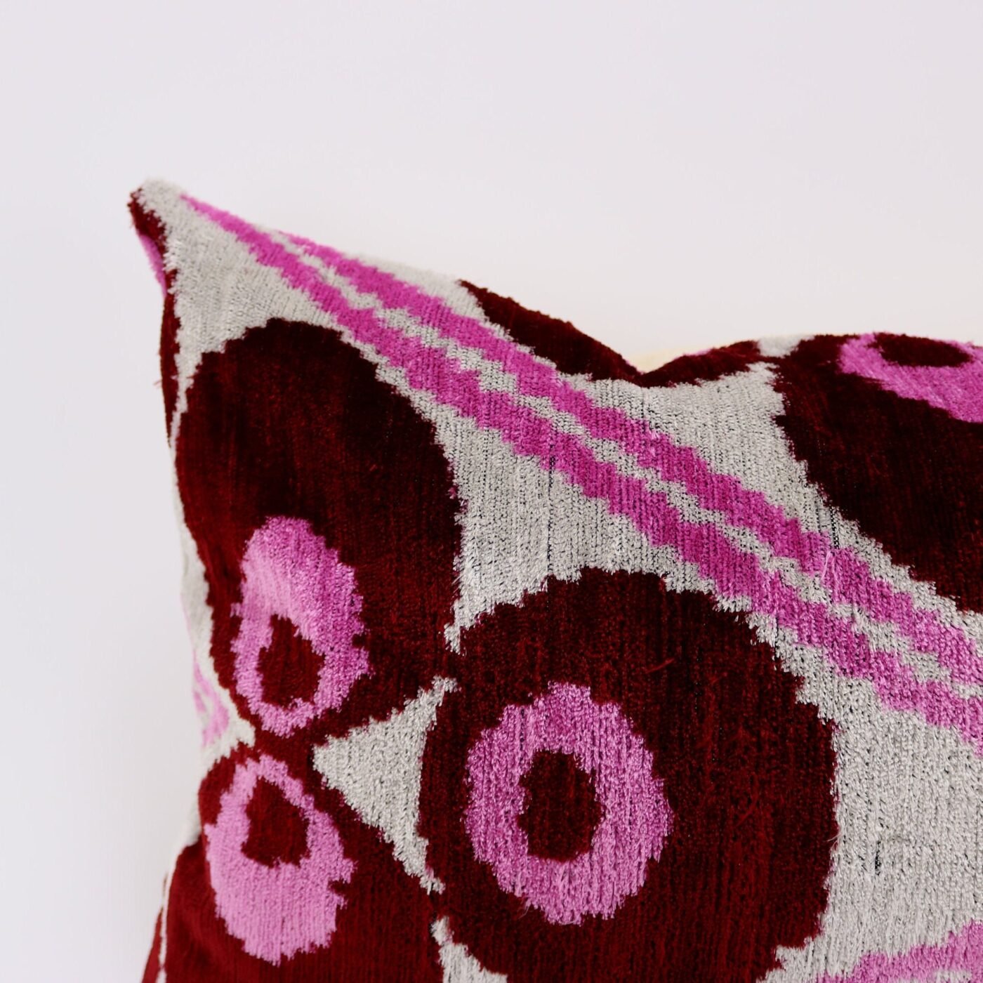 Velvet ikat pillow, Velvet Ikat cushion, Pillow cover, Decorative pillow, Handmade pillow, Throw pillow, Velvet pillow, Home Decor Cushion