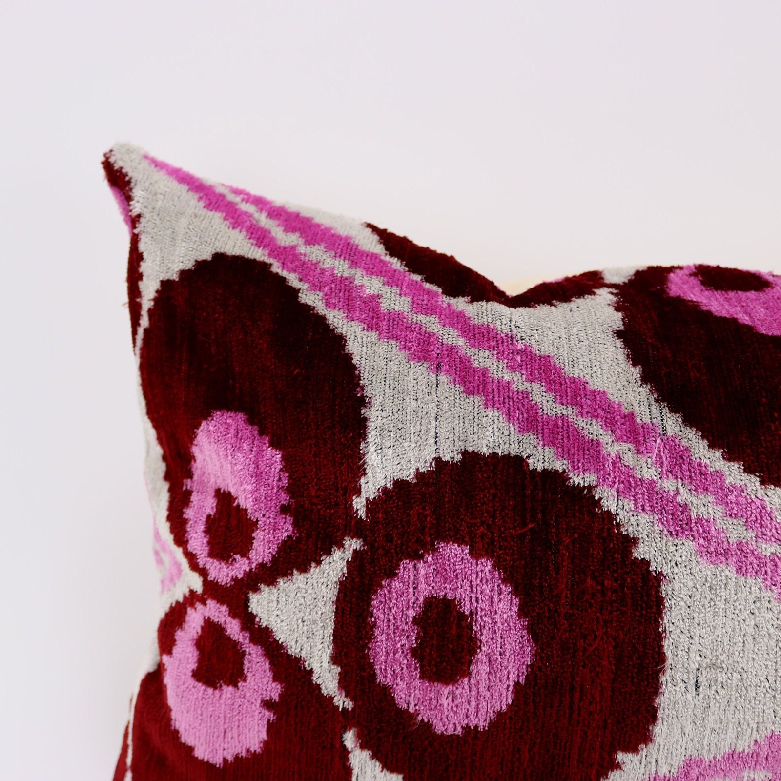 Velvet ikat pillow, Velvet Ikat cushion, Pillow cover, Decorative pillow, Handmade pillow, Throw pillow, Velvet pillow, Home Decor Cushion