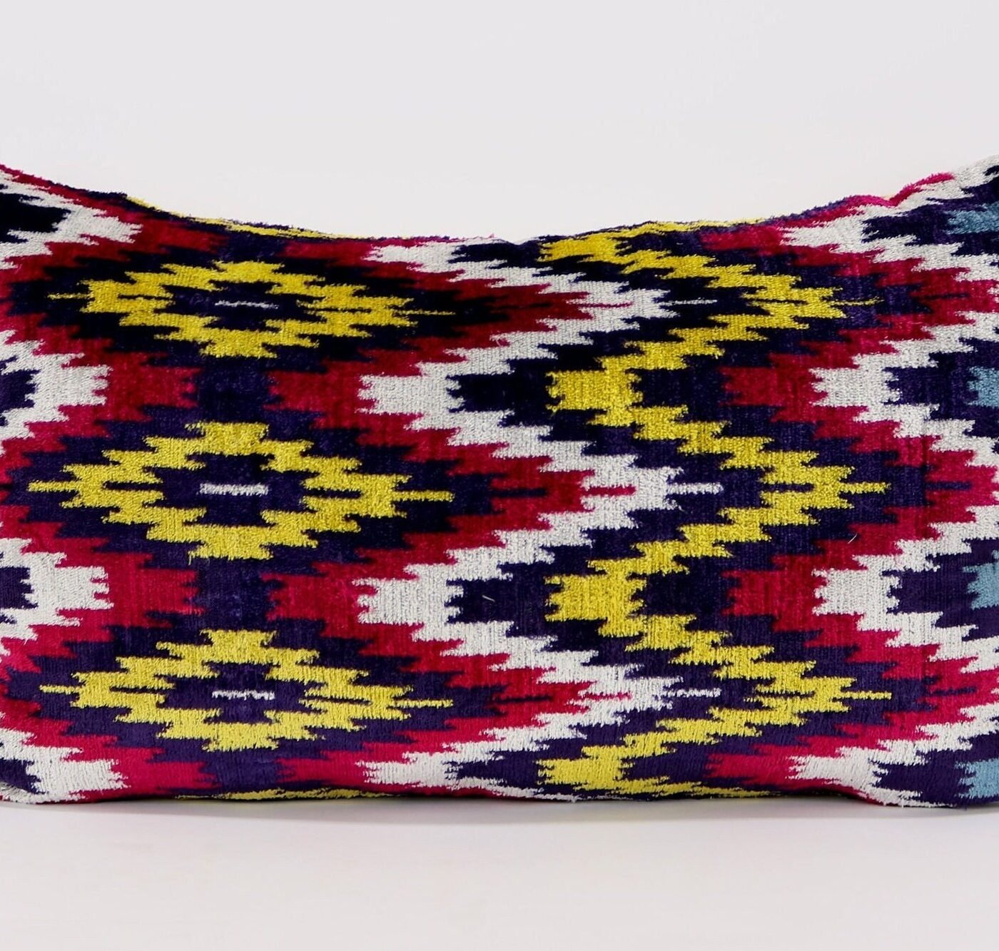 Velvet ikat pillow, Velvet Ikat cushion, Pillow cover, Decorative pillow, Handmade pillow, Throw pillow, Velvet pillow, Home Decor Cushion