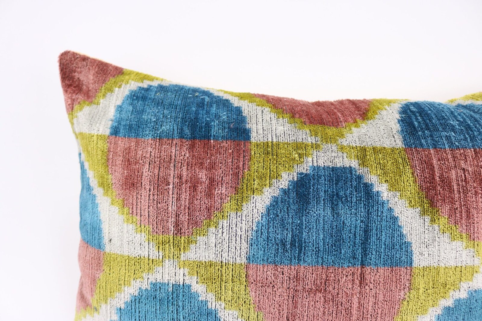 il_fullxfull.3862573403_d7g2 Velvet ikat pillow, Velvet Ikat cushion, Pillow cover, Decorative pillow, Handmade pillow, Throw pillow, Velvet pillow, Home Decor Cushion