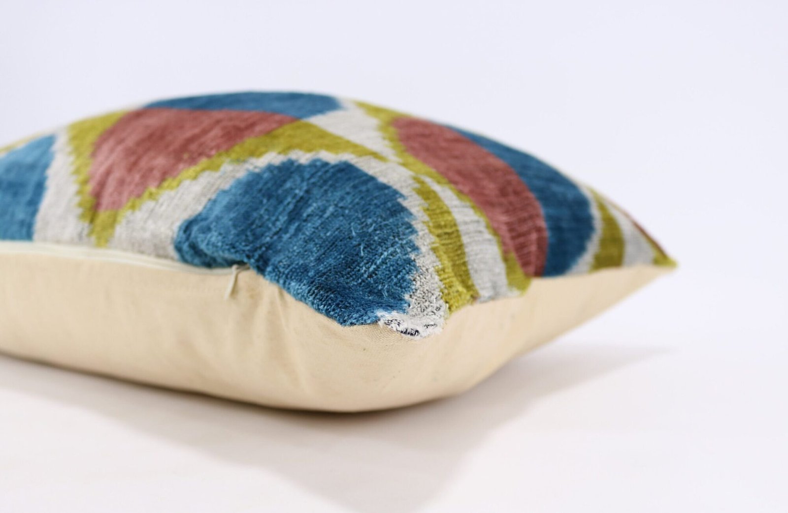 il_fullxfull.3862573835_eayj Velvet ikat pillow, Velvet Ikat cushion, Pillow cover, Decorative pillow, Handmade pillow, Throw pillow, Velvet pillow, Home Decor Cushion