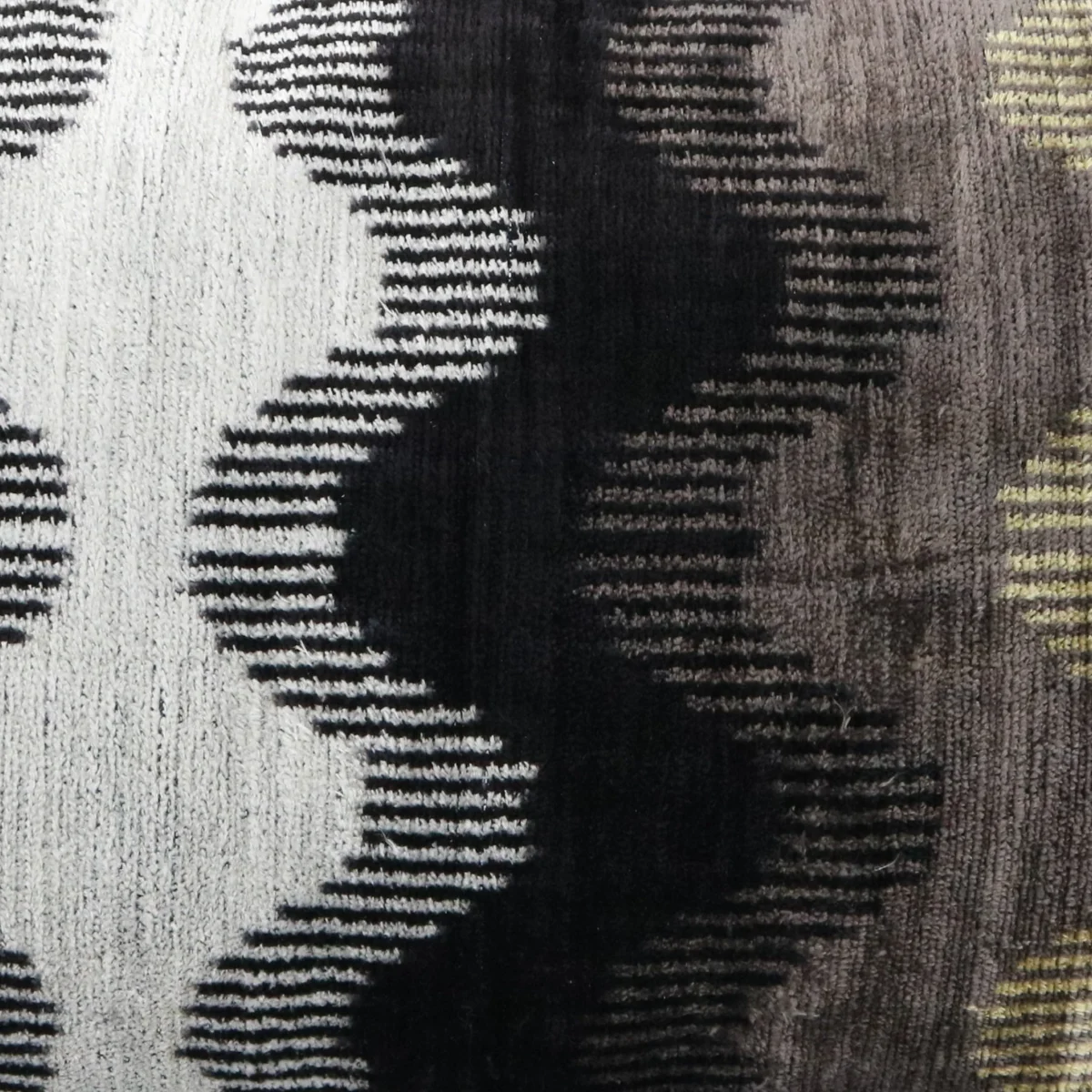 Organic silk velvet pillow, Ikat cushion, Accent decorative pillow, Velvet ikat pillow, Throw pillow, Ikat pillow case, Home decor pillow