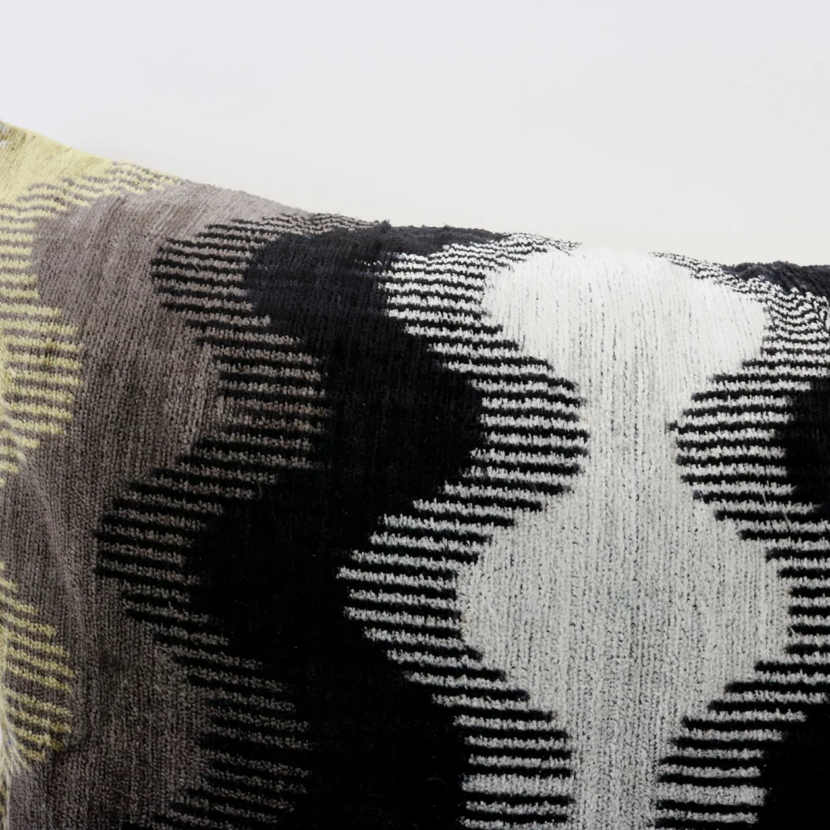 Organic silk velvet pillow, Ikat cushion, Accent decorative pillow, Velvet ikat pillow, Throw pillow, Ikat pillow case, Home decor pillow