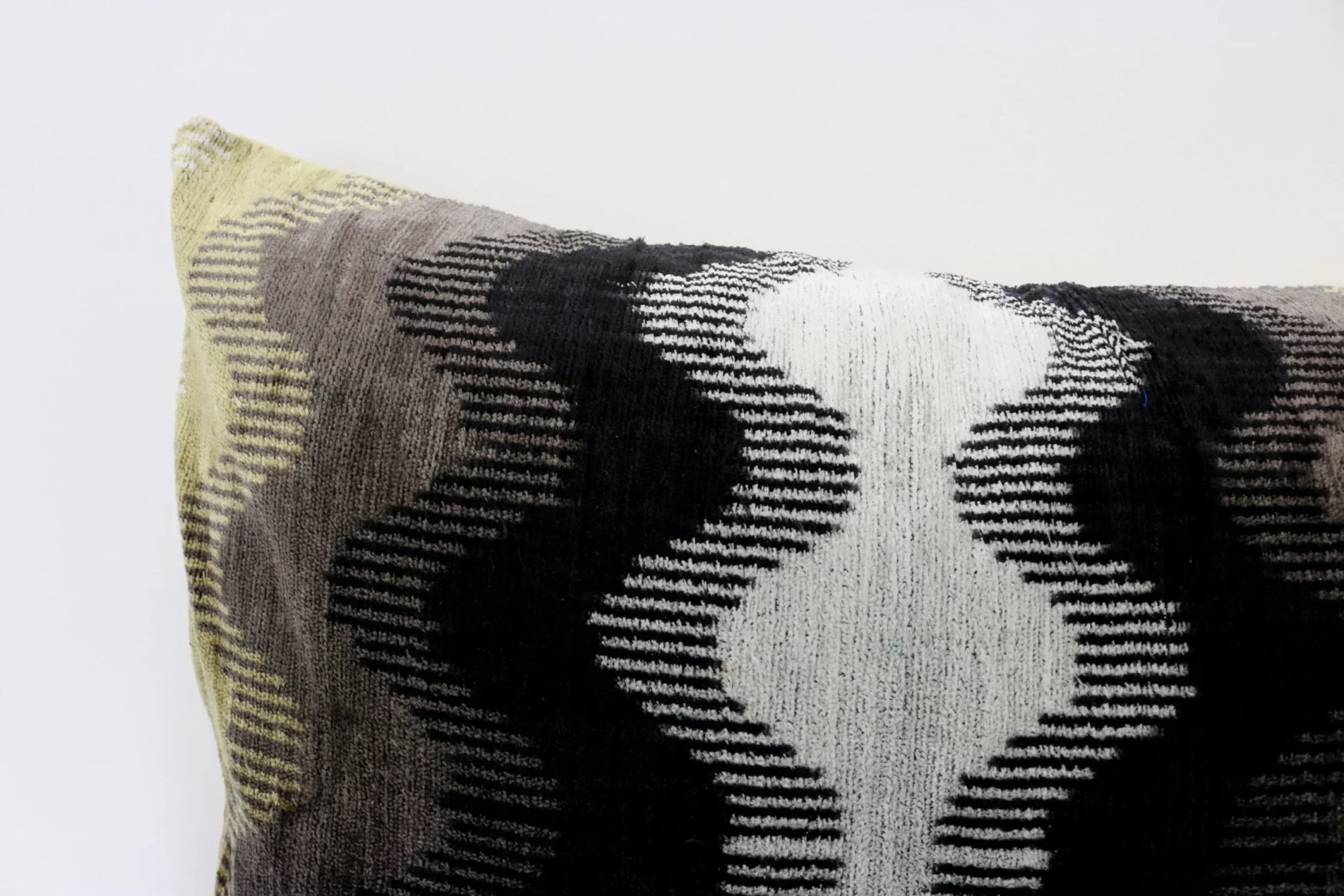 il_fullxfull.4458463426_7dq0 Organic silk velvet pillow, Ikat cushion, Accent decorative pillow, Velvet ikat pillow, Throw pillow, Ikat pillow case, Home decor pillow