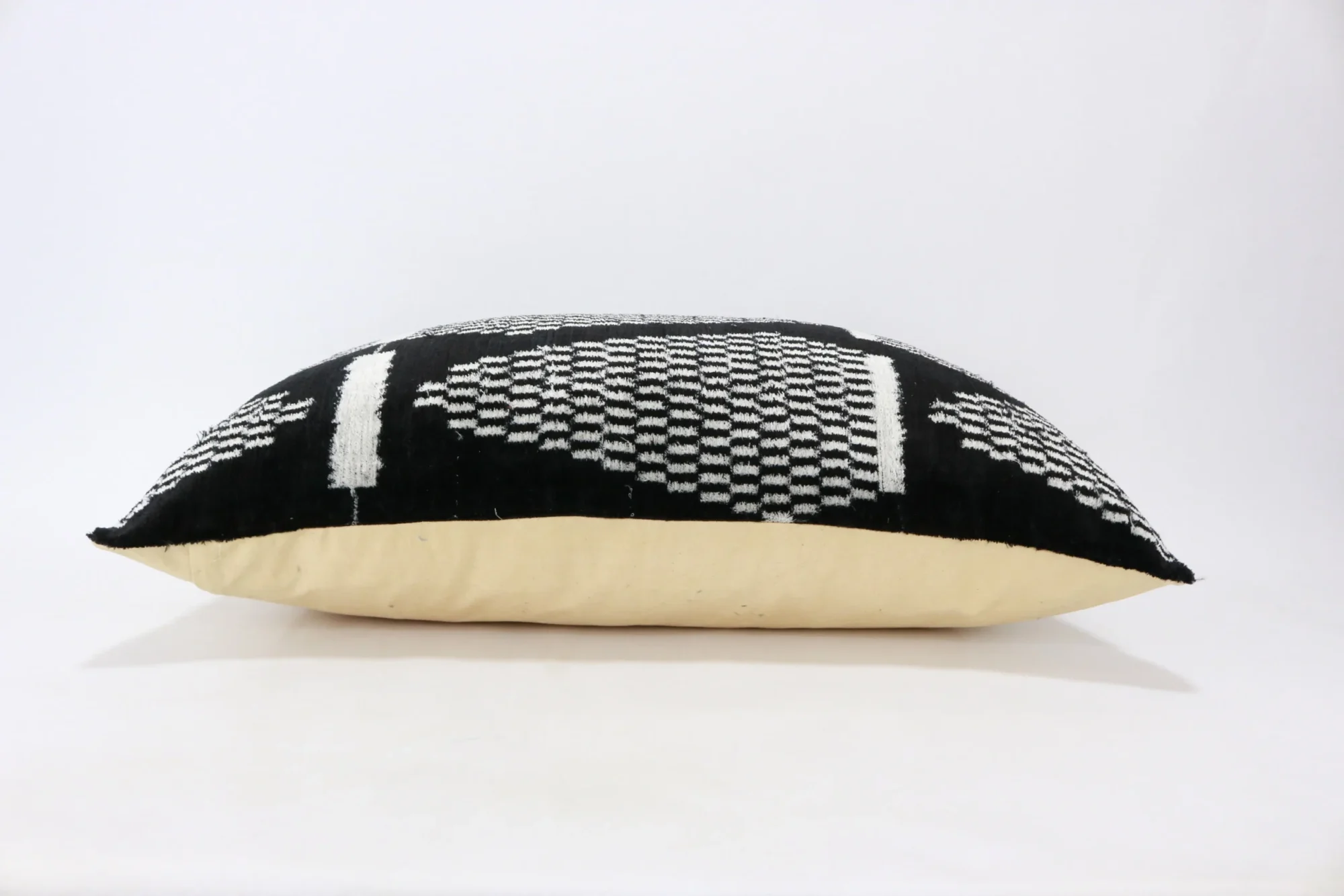 Black velvet ikat pillow, Ikat cushion, Silk decorative pillow, Home decor pillow, Throw pillow, Velvet pillow covers, Silk ikat pillow