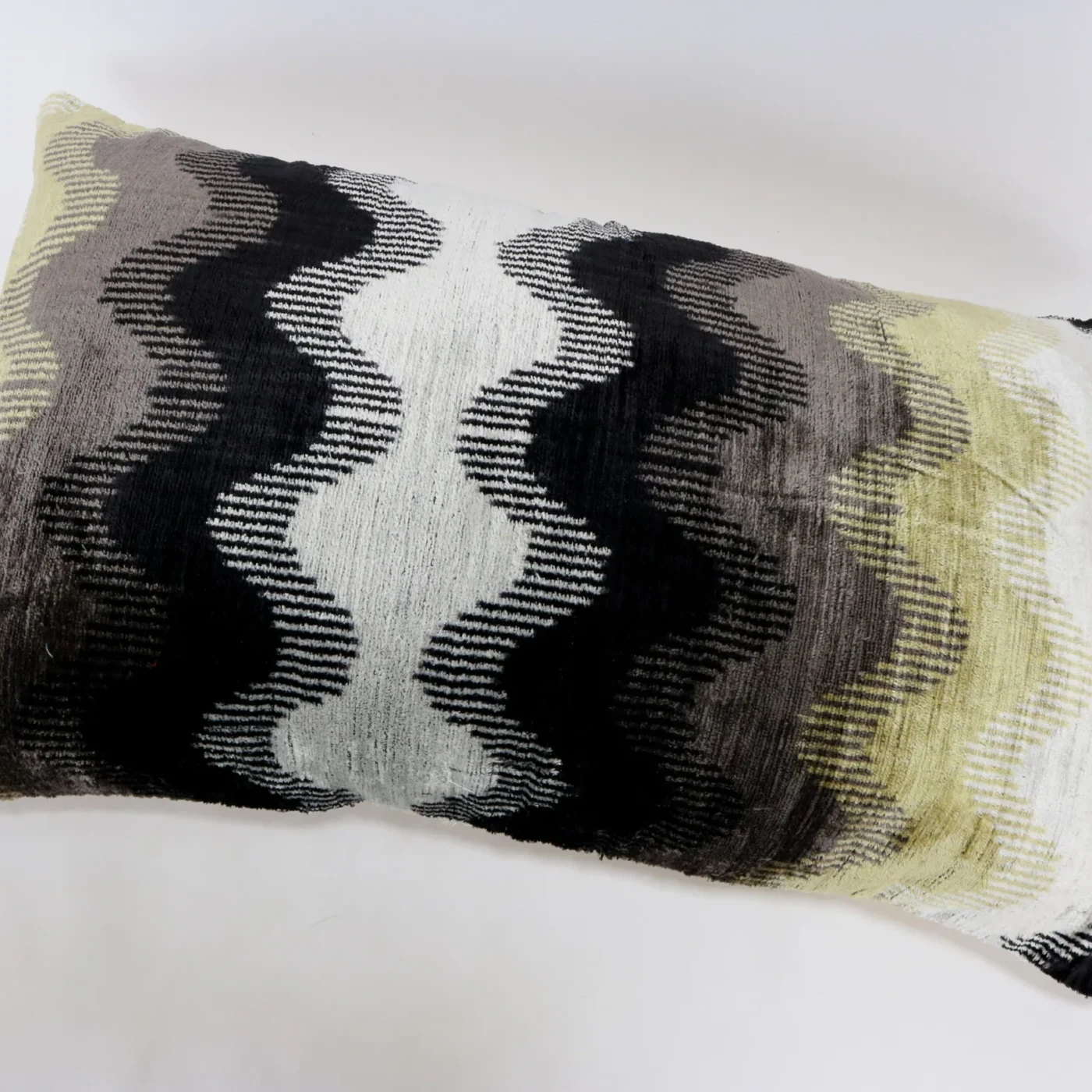 il_fullxfull.4505827323_n6xi Organic silk velvet pillow, Ikat cushion, Accent decorative pillow, Velvet ikat pillow, Throw pillow, Ikat pillow case, Home decor pillow