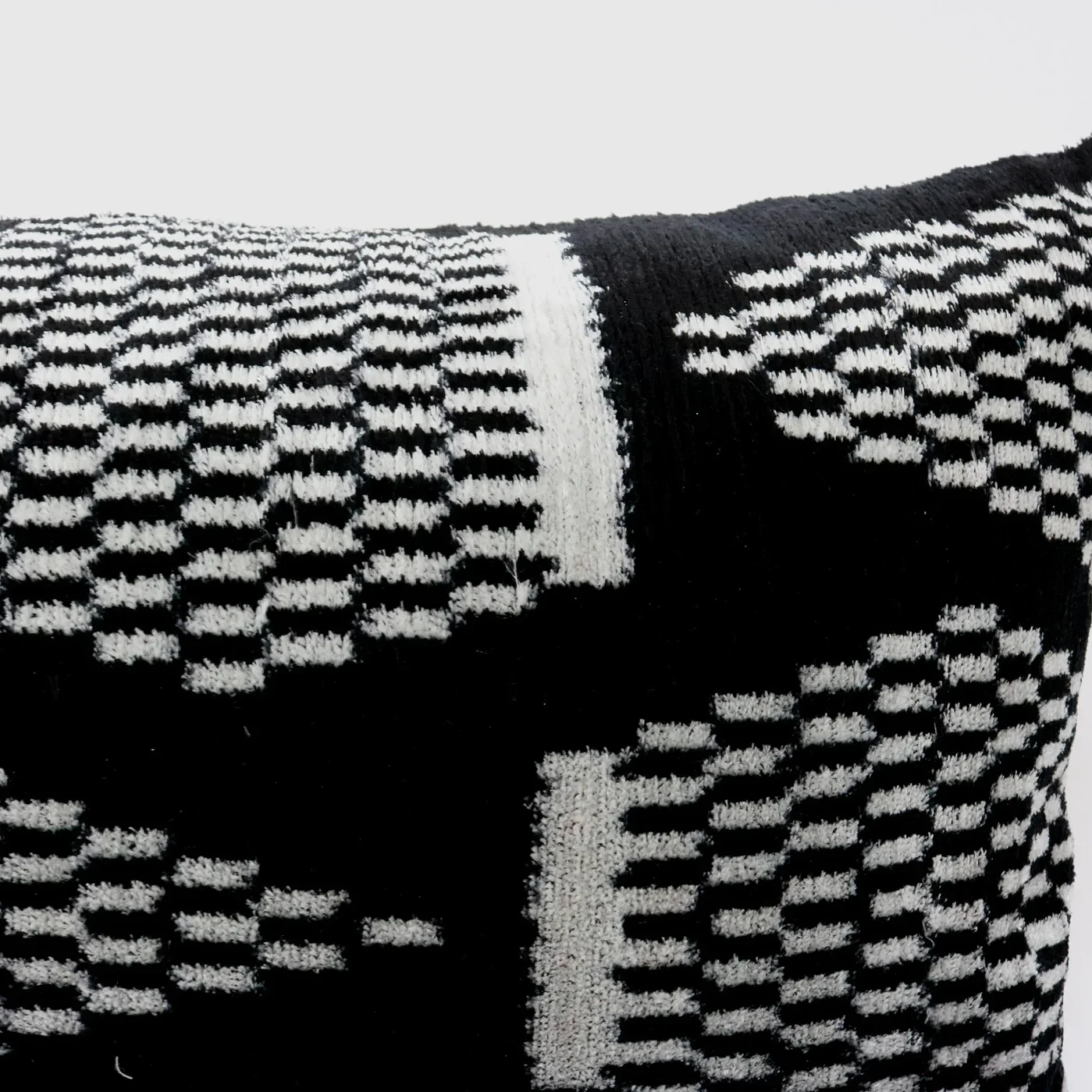 Black velvet ikat pillow, Ikat cushion, Silk decorative pillow, Home decor pillow, Throw pillow, Velvet pillow covers, Silk ikat pillow