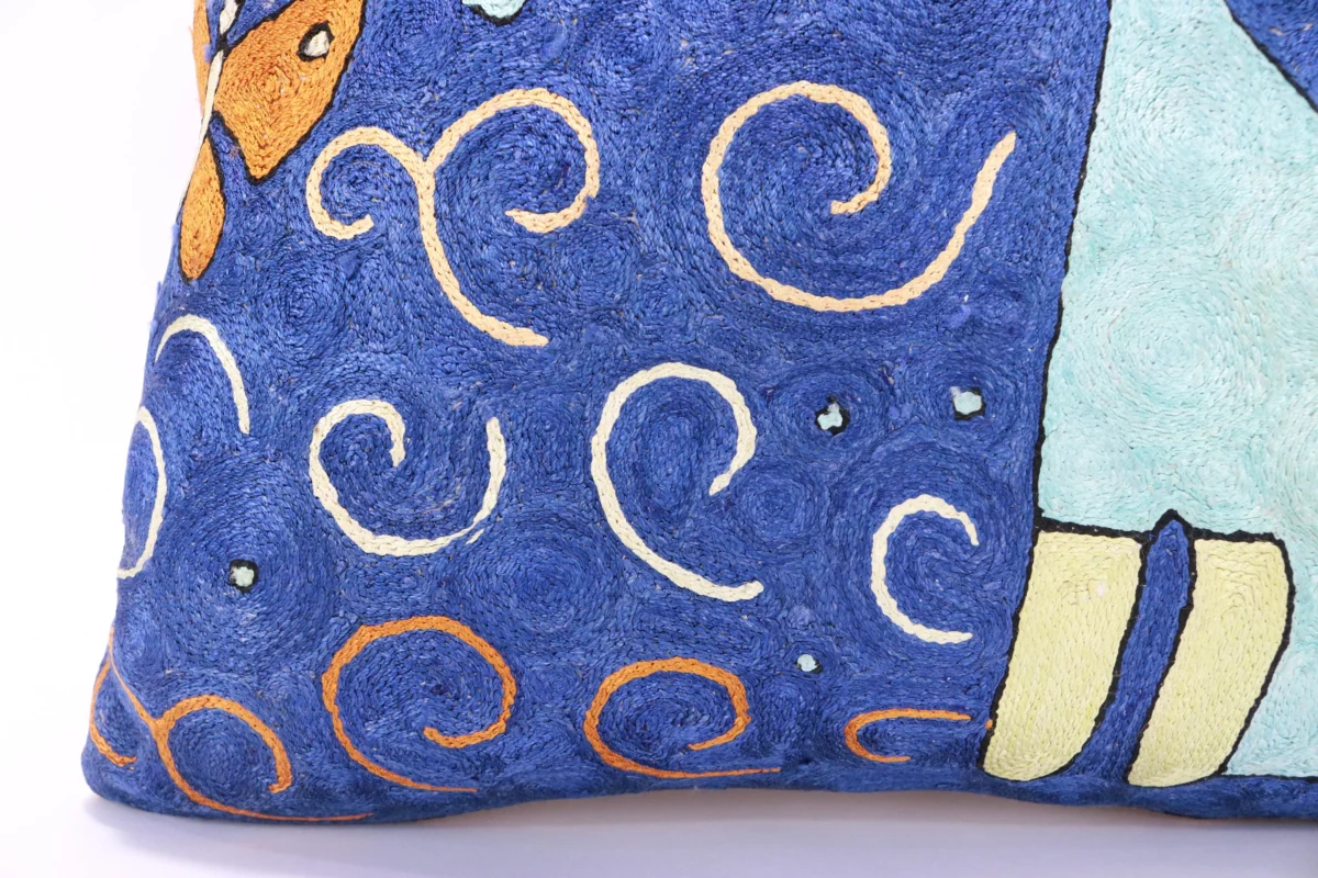 Picasso pillow cover, Picasso pillowcase, Picasso cushion, Hand made embroidery pillow cover, Decorative cushion cover