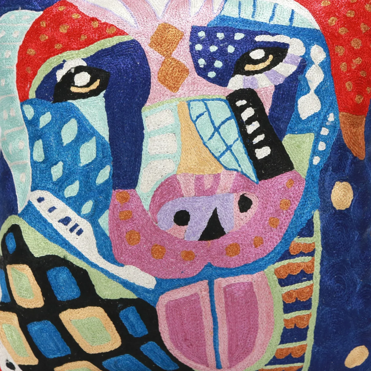 Picasso pillow cover, Picasso pillowcase, Picasso cushion, Hand made embroidery pillow cover, Decorative cushion cover