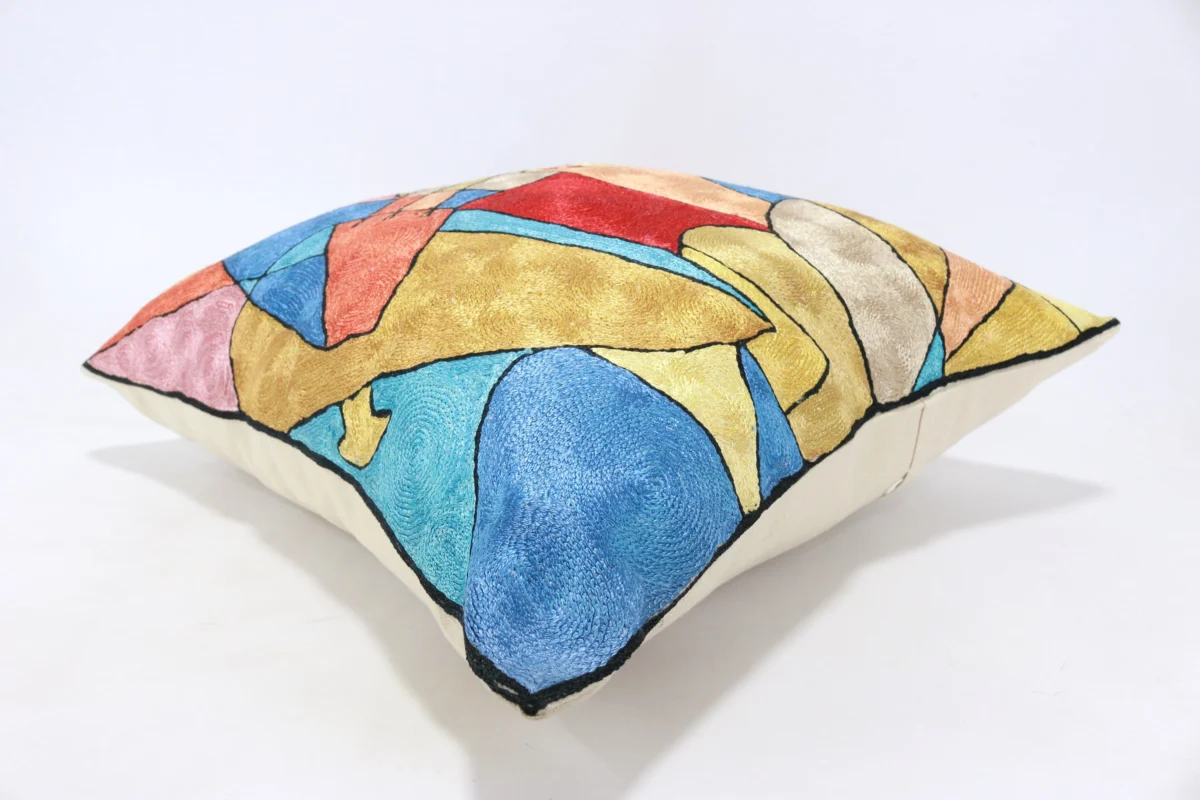Picasso pillow cover, Picasso pillowcase, Picasso cushion, Hand made embroidery pillow cover, Decorative cushion cover