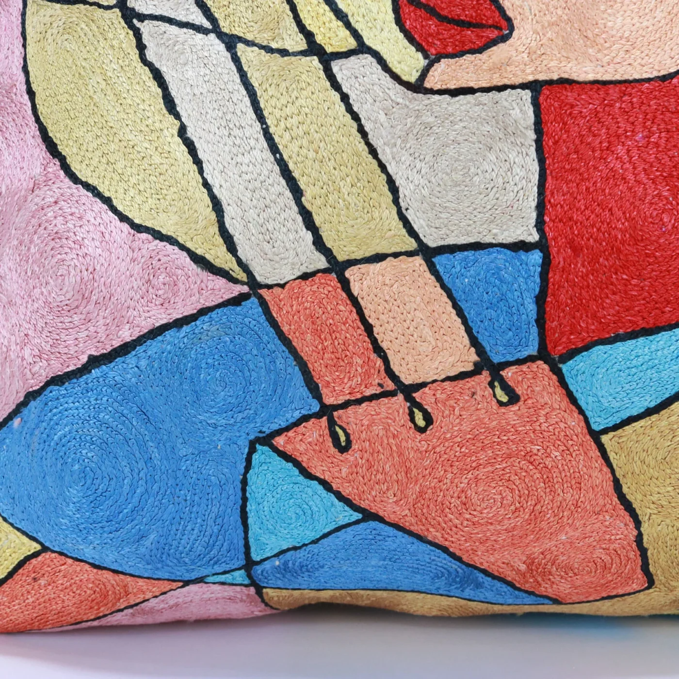Picasso pillow cover, Picasso pillowcase, Picasso cushion, Hand made embroidery pillow cover, Decorative cushion cover