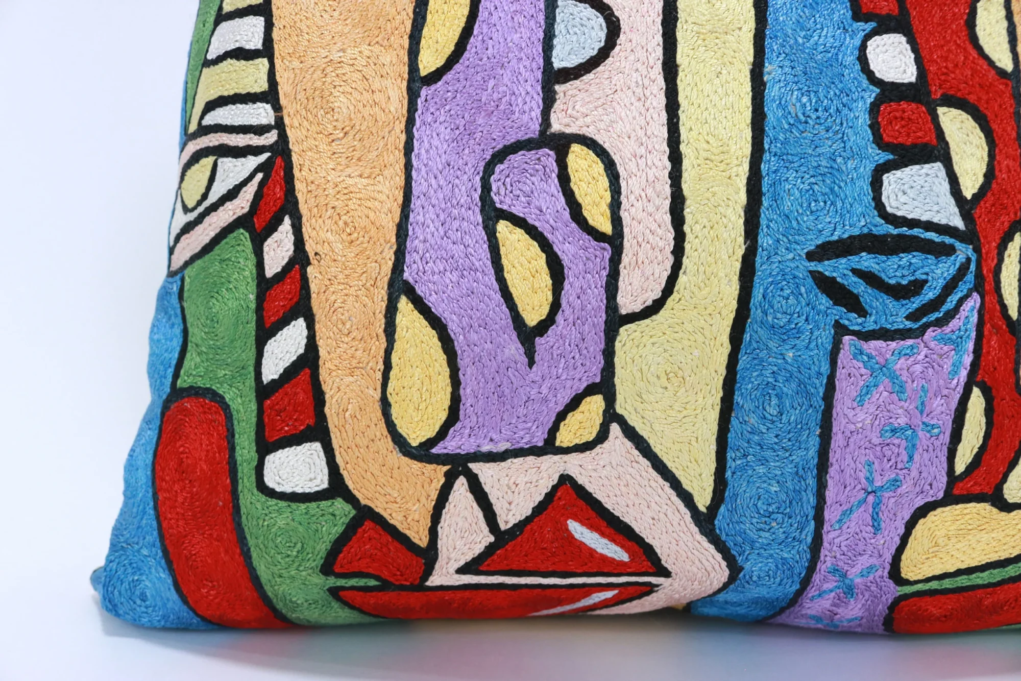 Picasso pillow cover, Picasso pillowcase, Picasso cushion, Hand made embroidery pillow cover, Decorative cushion cover