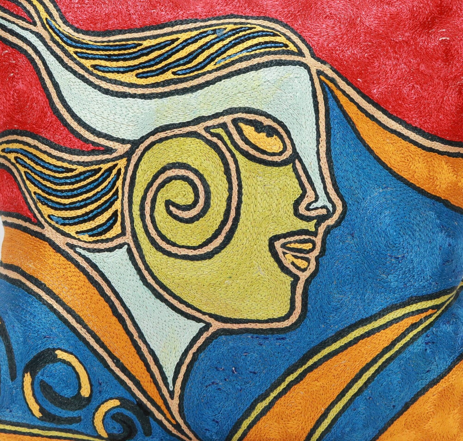 il_fullxfull.4583500131_8zbc Picasso pillow cover, Picasso pillowcase, Picasso cushion, Hand made embroidery pillow cover, Decorative cushion cover