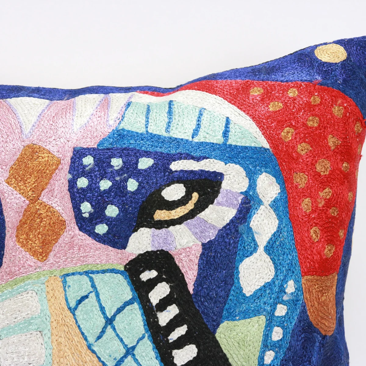 Picasso pillow cover, Picasso pillowcase, Picasso cushion, Hand made embroidery pillow cover, Decorative cushion cover