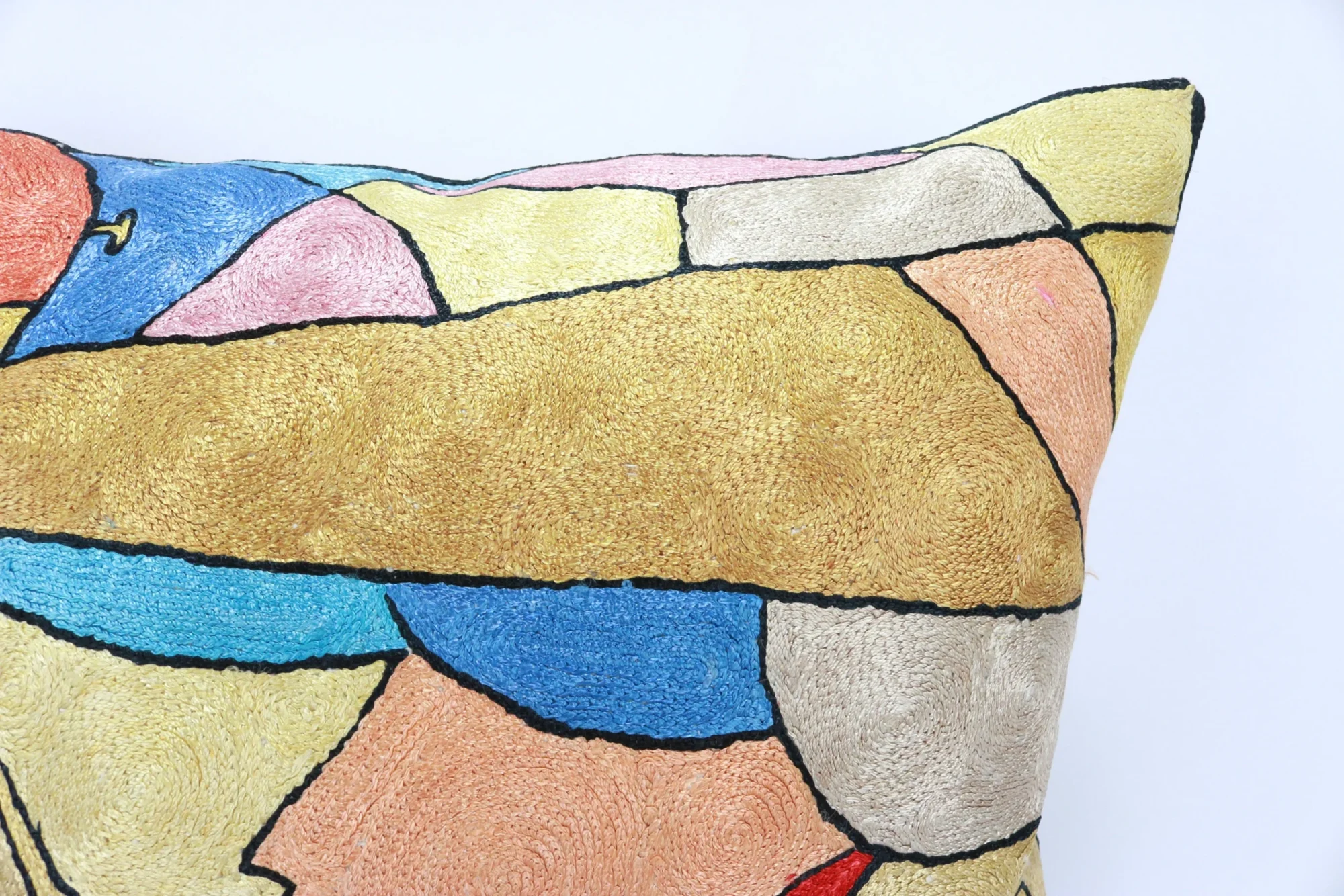 Picasso pillow cover, Picasso pillowcase, Picasso cushion, Hand made embroidery pillow cover, Decorative cushion cover