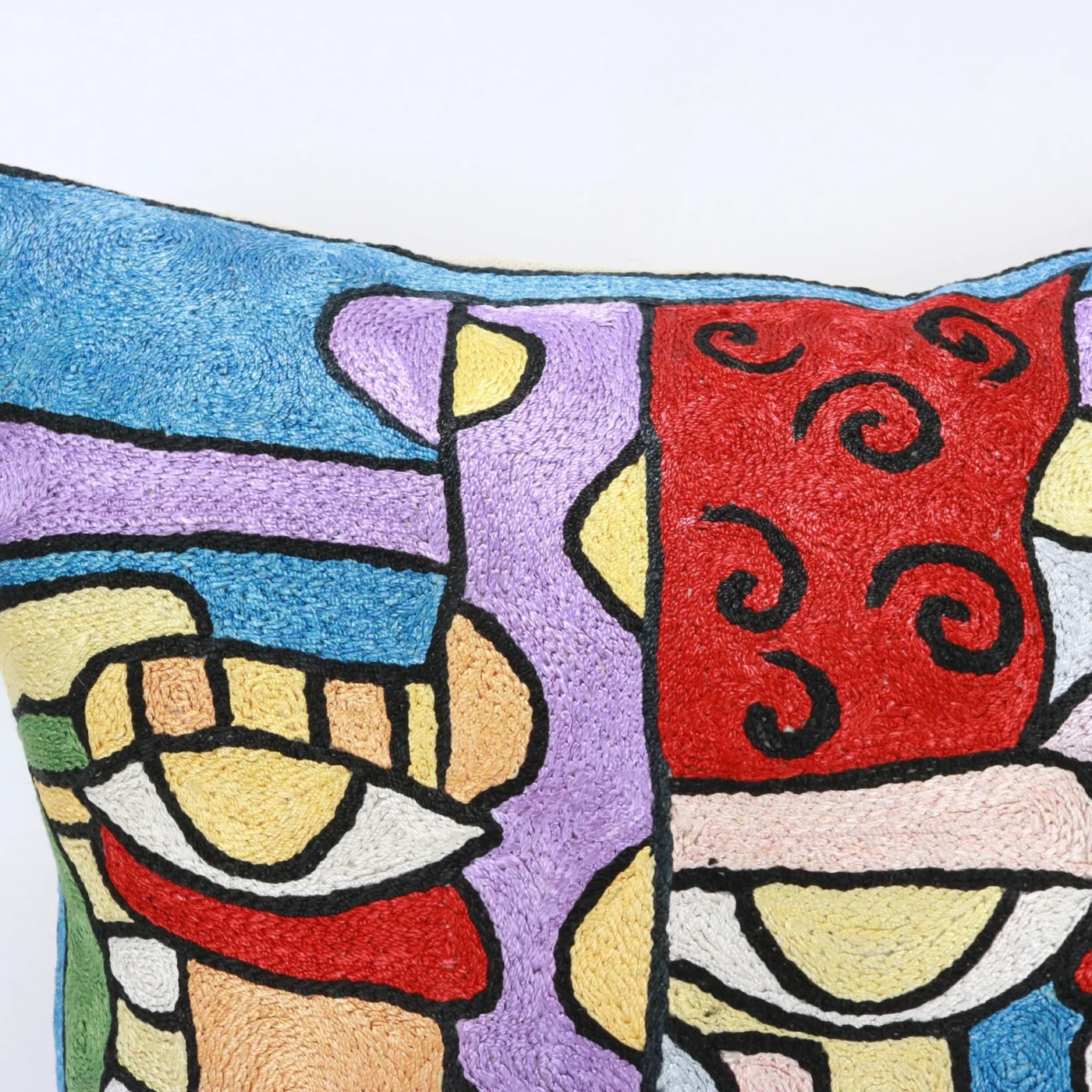 Picasso pillow cover, Picasso pillowcase, Picasso cushion, Hand made embroidery pillow cover, Decorative cushion cover