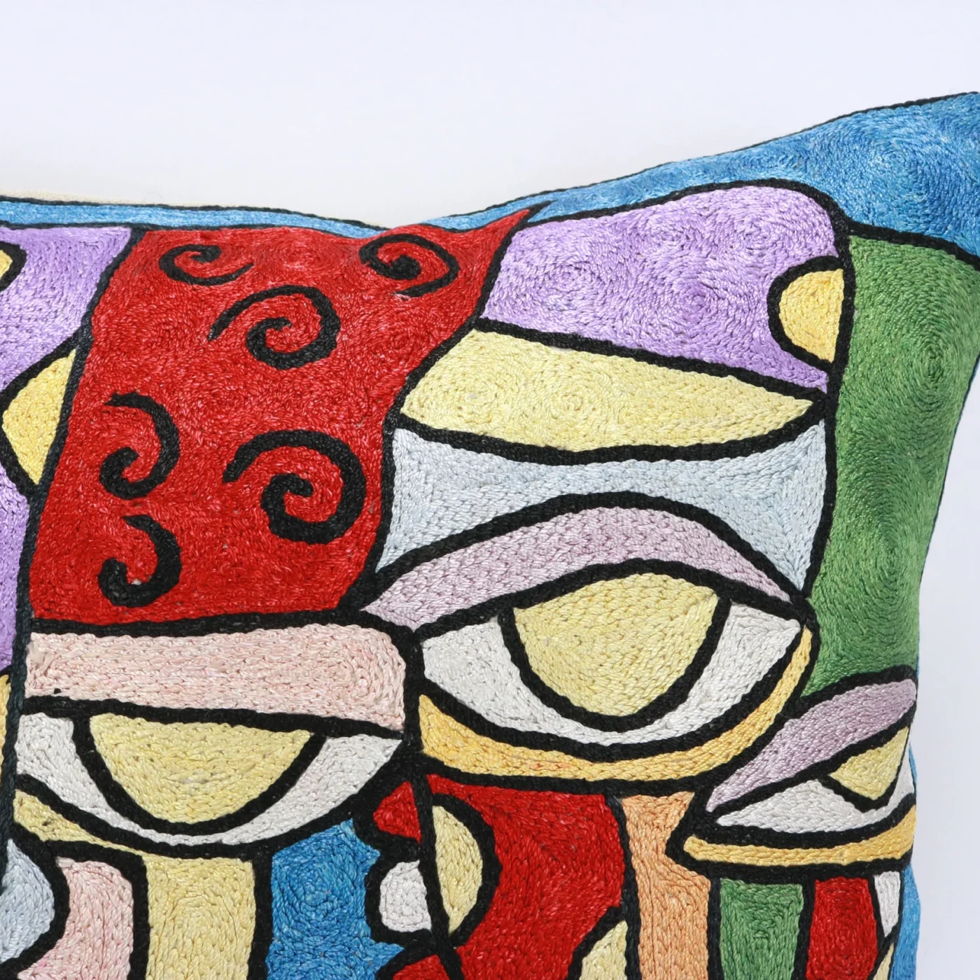 Picasso pillow cover, Picasso pillowcase, Picasso cushion, Hand made embroidery pillow cover, Decorative cushion cover