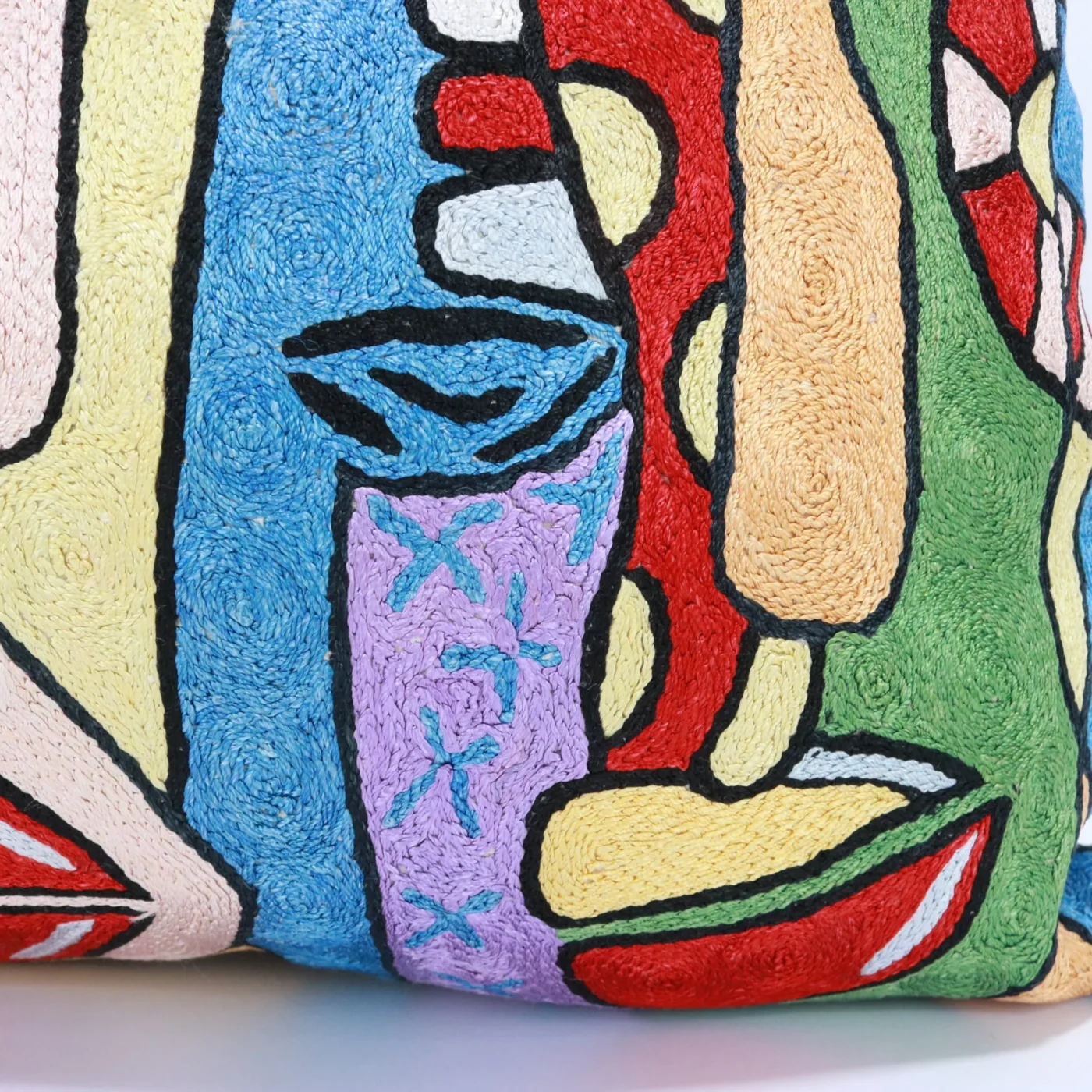 Picasso pillow cover, Picasso pillowcase, Picasso cushion, Hand made embroidery pillow cover, Decorative cushion cover