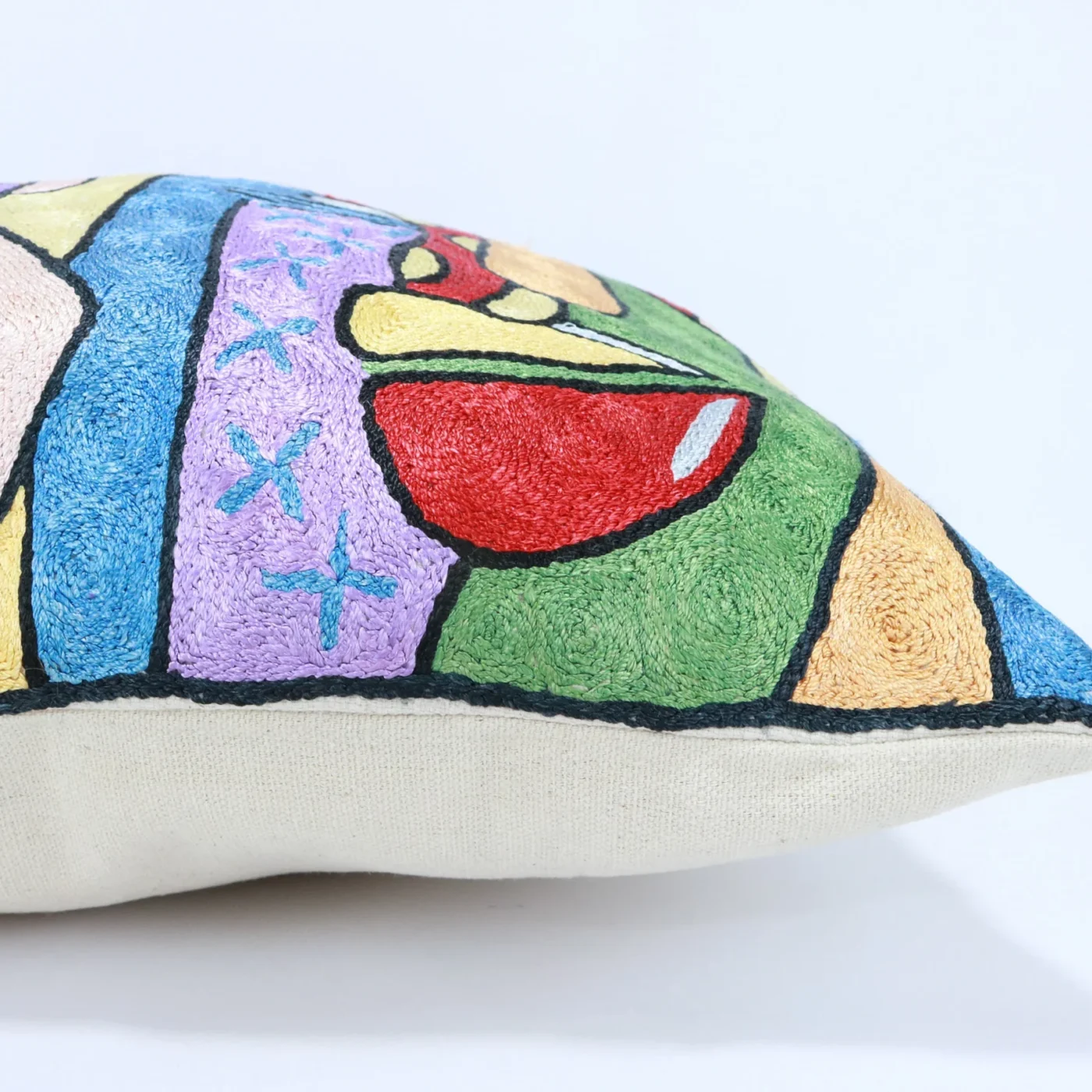 Picasso pillow cover, Picasso pillowcase, Picasso cushion, Hand made embroidery pillow cover, Decorative cushion cover