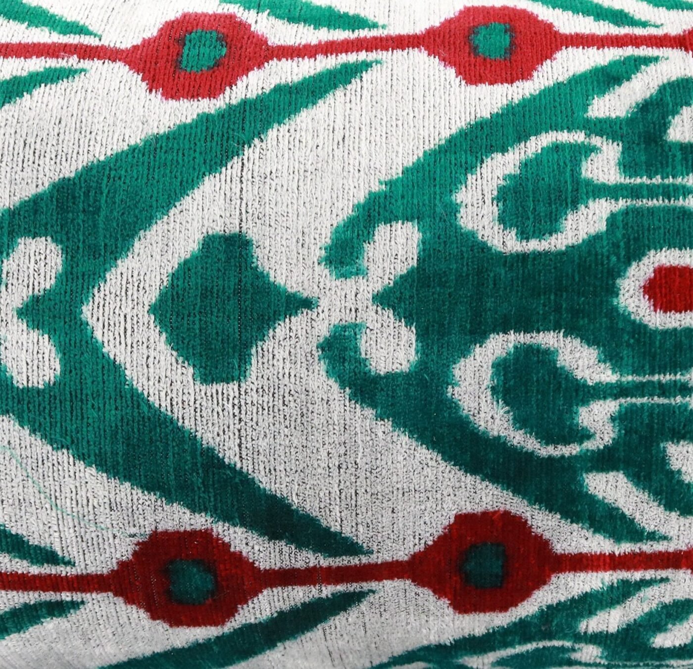Silk Velvet ikat pillow, Velvet Ikat cushion, Decorative pillow, Handmade pillow, Throw pillow, Boho Velvet pillow, Home interior pillow