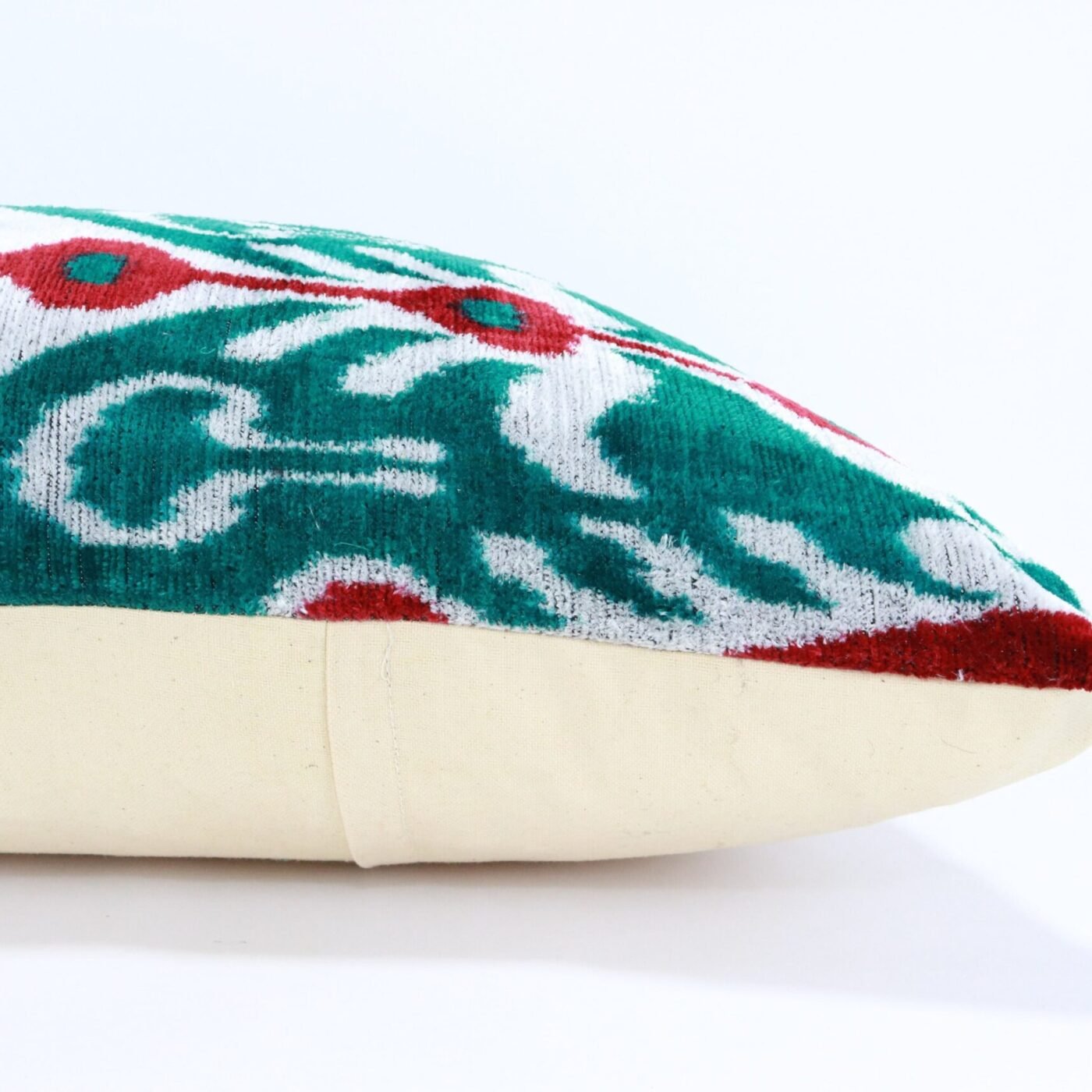 Silk Velvet ikat pillow, Velvet Ikat cushion, Decorative pillow, Handmade pillow, Throw pillow, Boho Velvet pillow, Home interior pillow