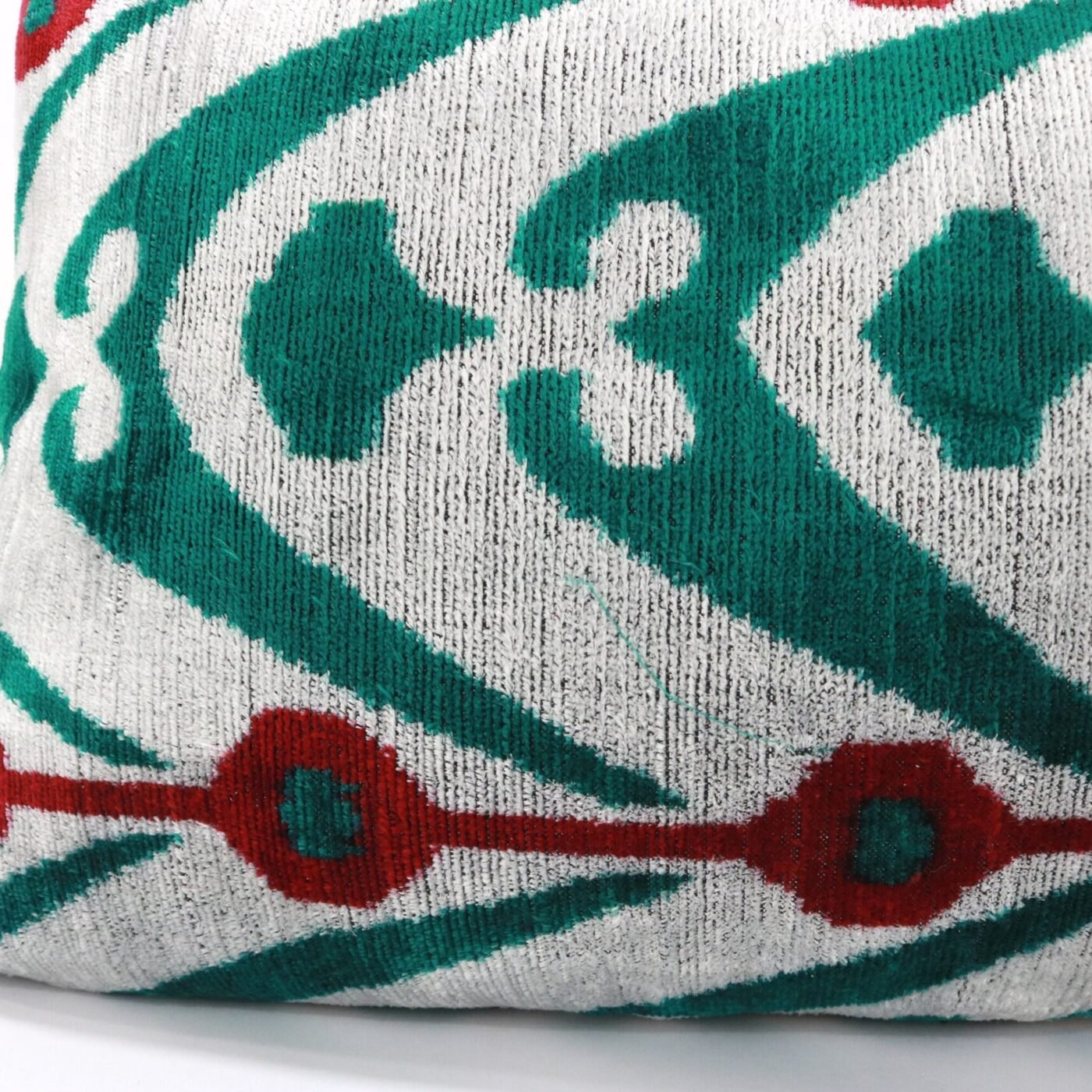Silk Velvet ikat pillow, Velvet Ikat cushion, Decorative pillow, Handmade pillow, Throw pillow, Boho Velvet pillow, Home interior pillow